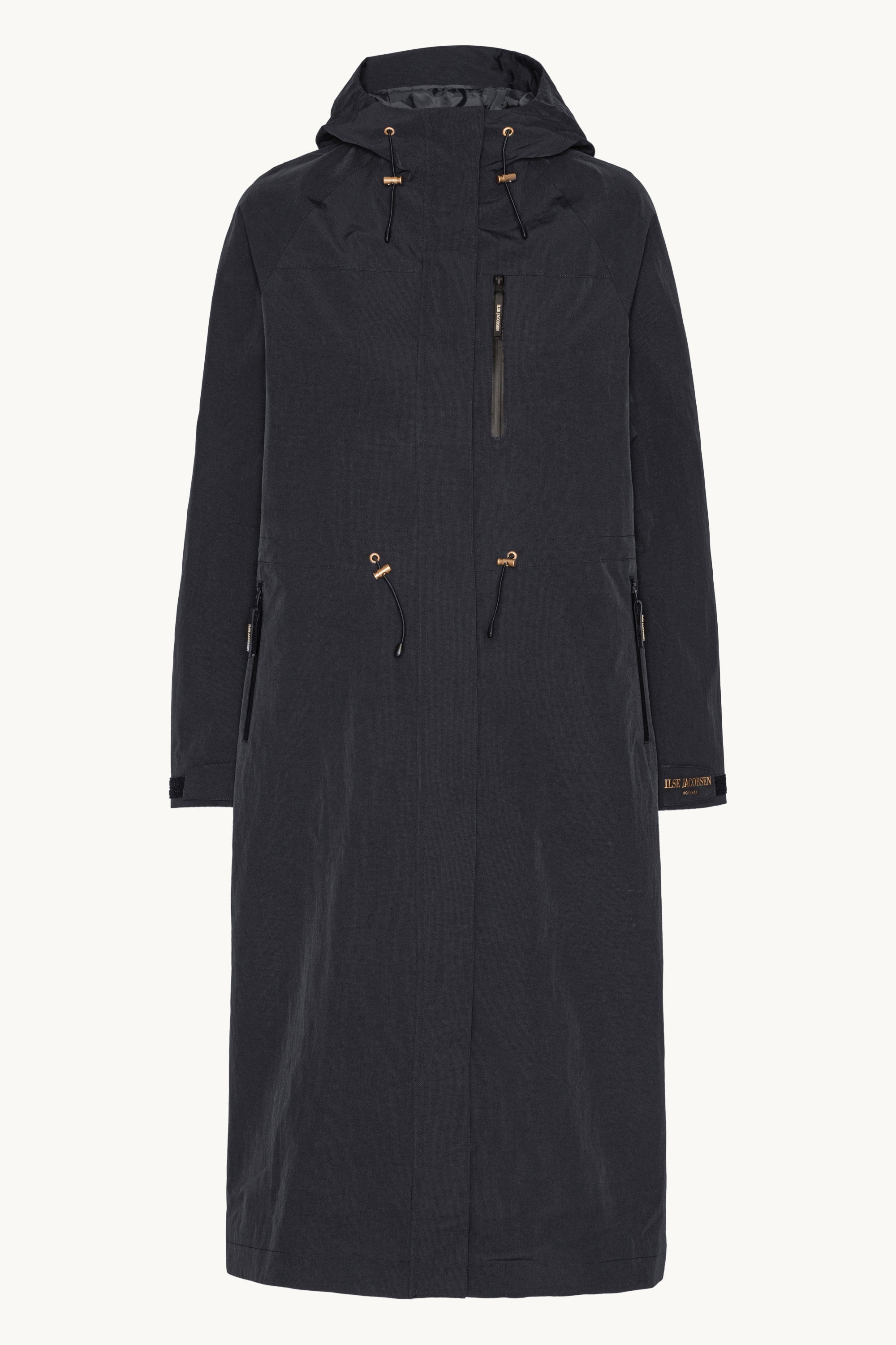 Technischer Langer Regenmantel - Dark Indigo