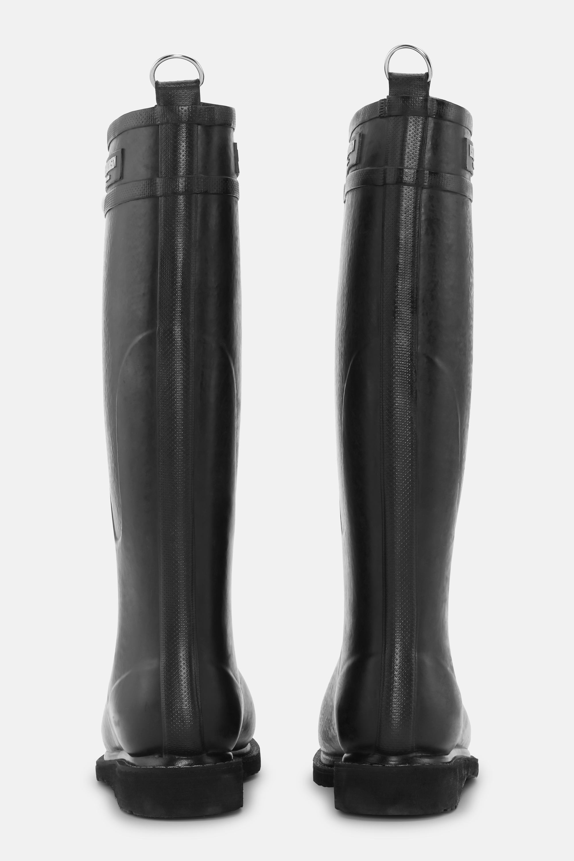 Long Rubber Boots - Black