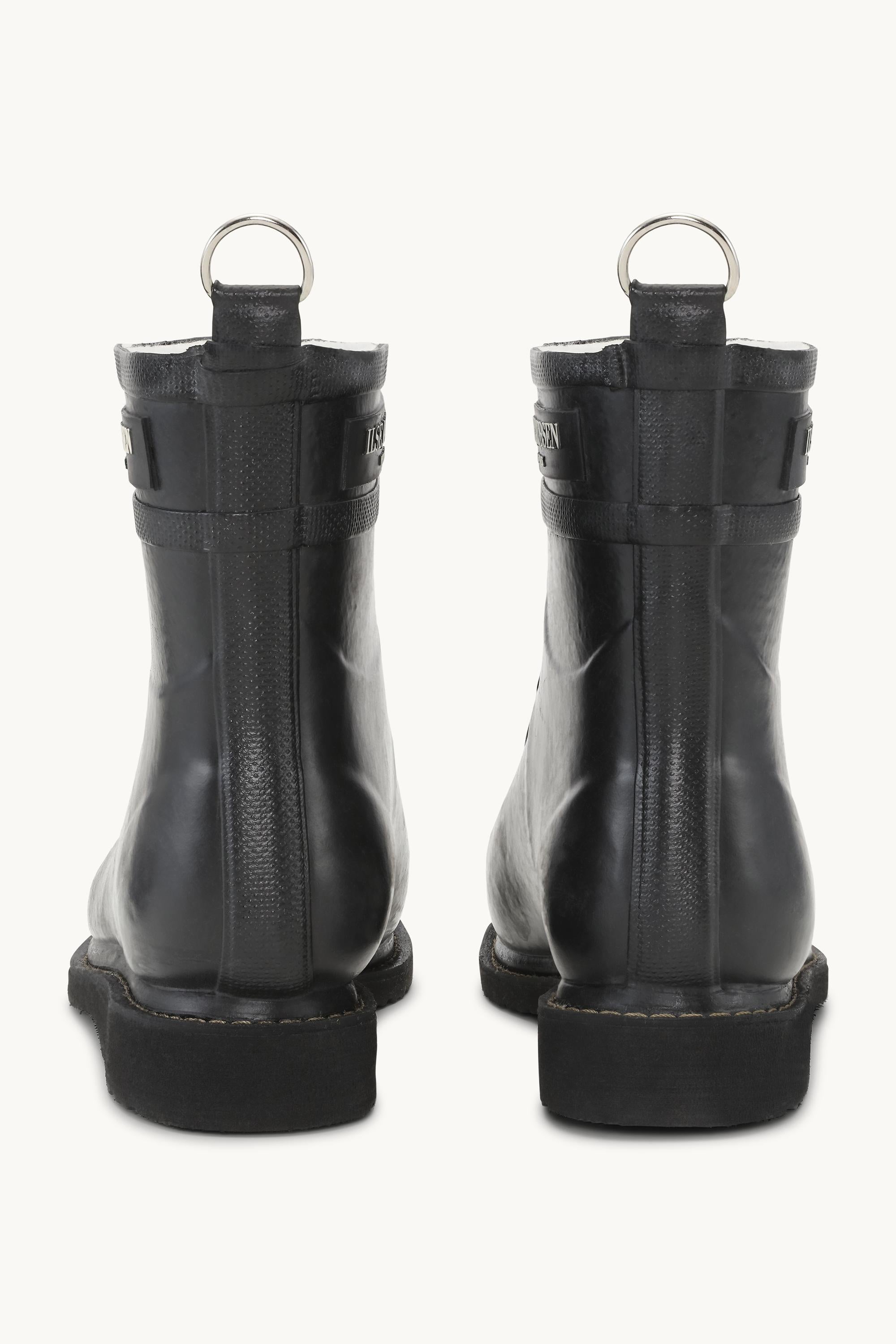 Short Rubber Boots - Black