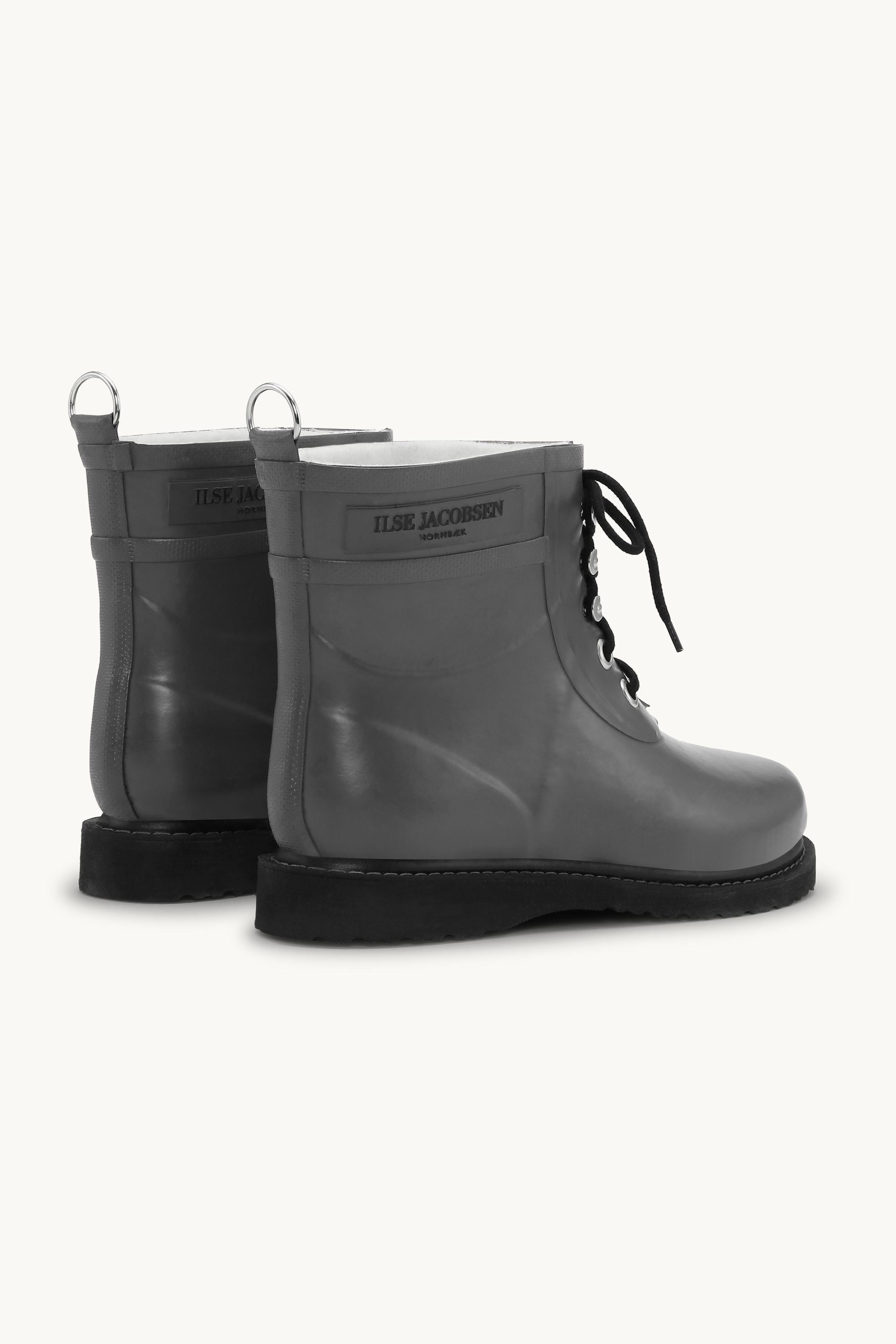 Short Rubber Boots - Grey