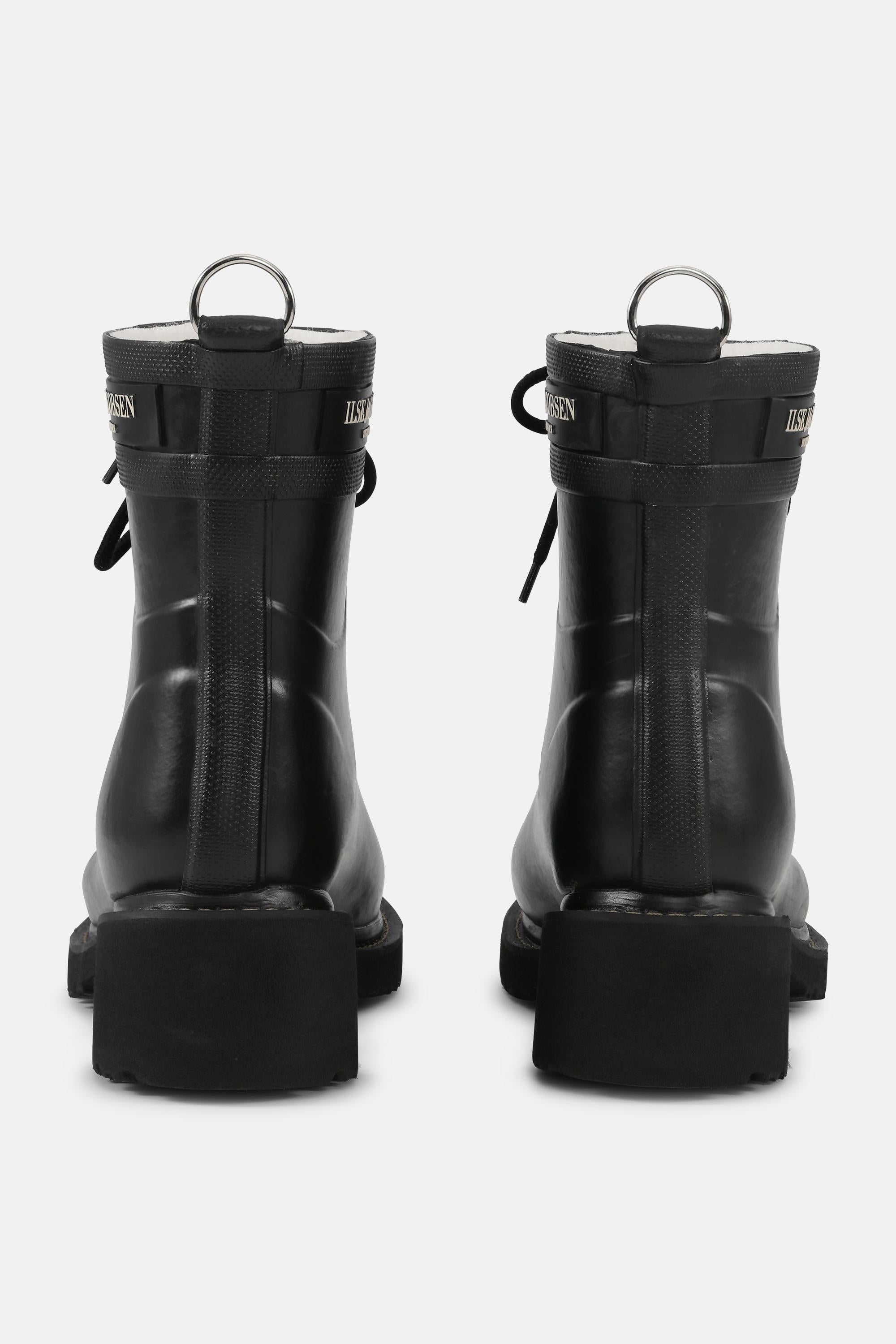 Short Rubber Boots - Black Black