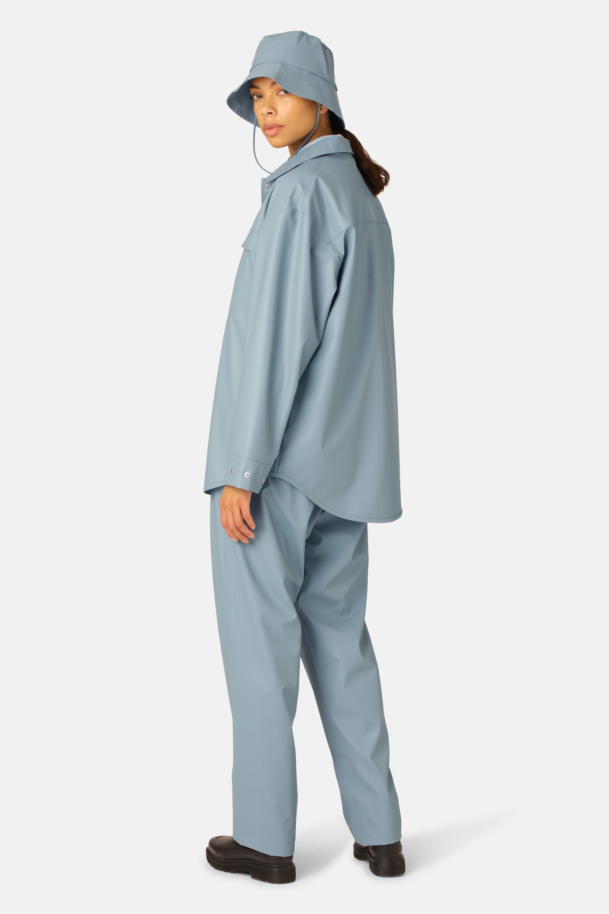 Ilse Jacobsen Hornbæk Rain Regenhut Hat 698 Blue Cloud