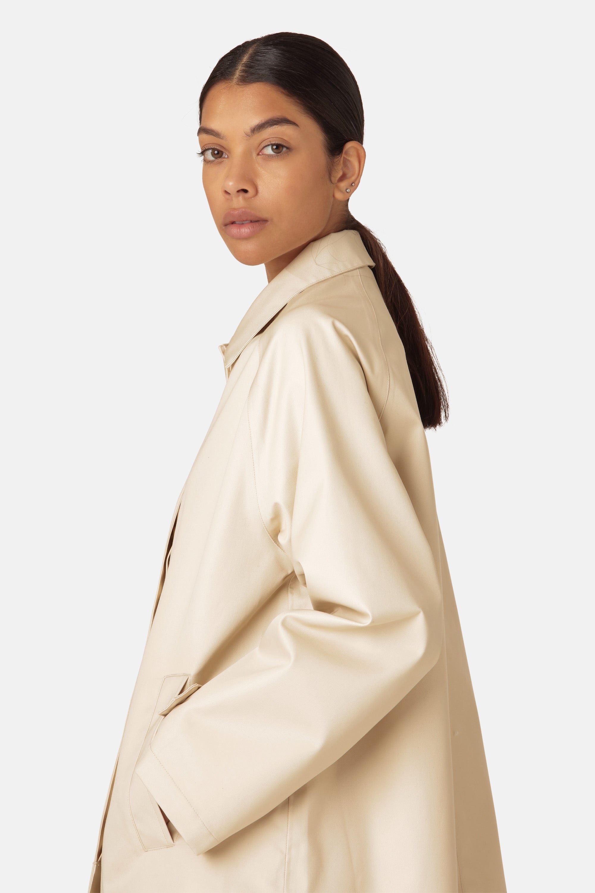 Ilse Jacobsen Hornbæk Rain Regenmantel Jacket 132 Bleached Sand