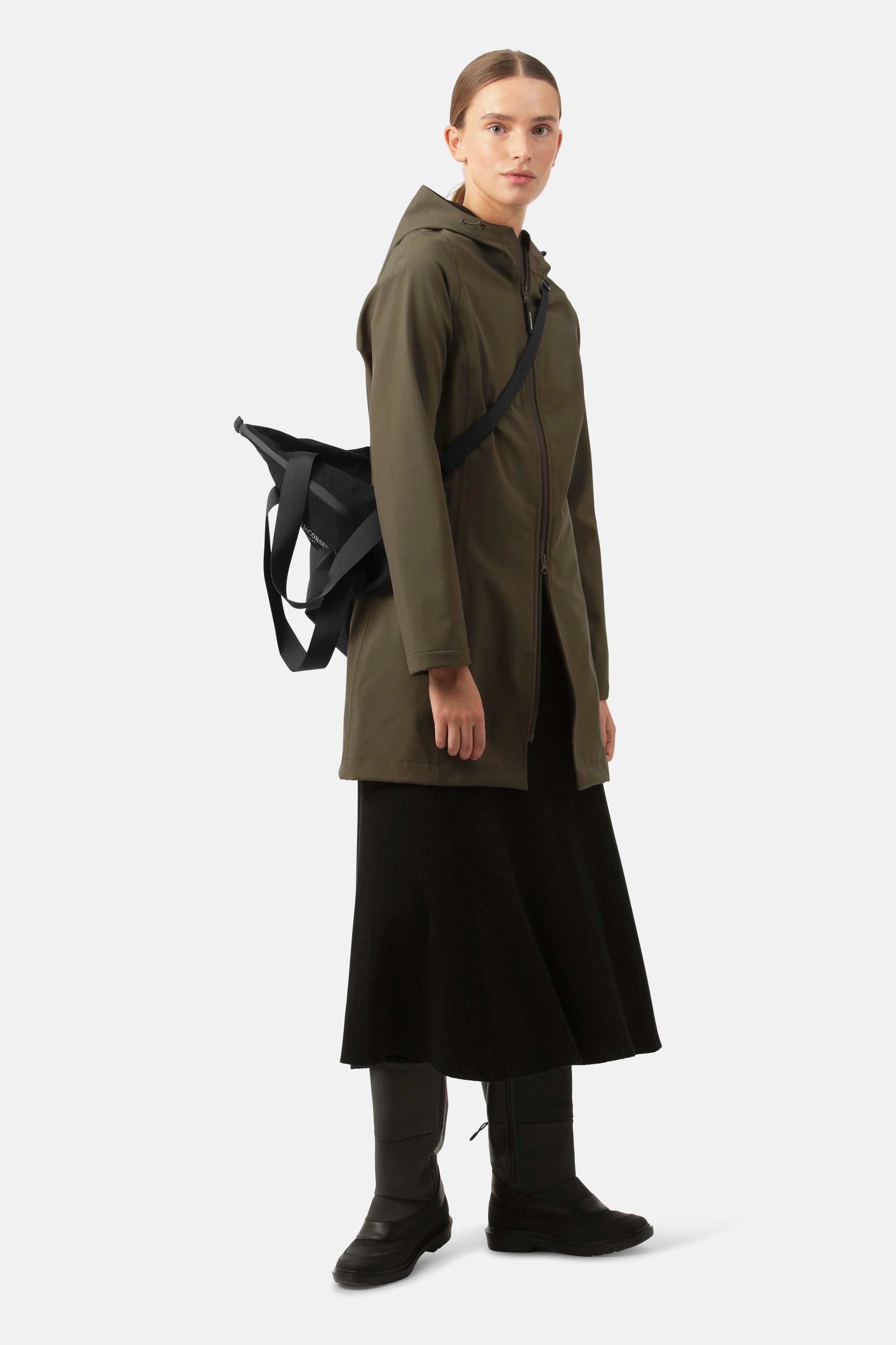 Ilse Jacobsen Hornbæk Rain Regenmantel Raincoat 410 Army