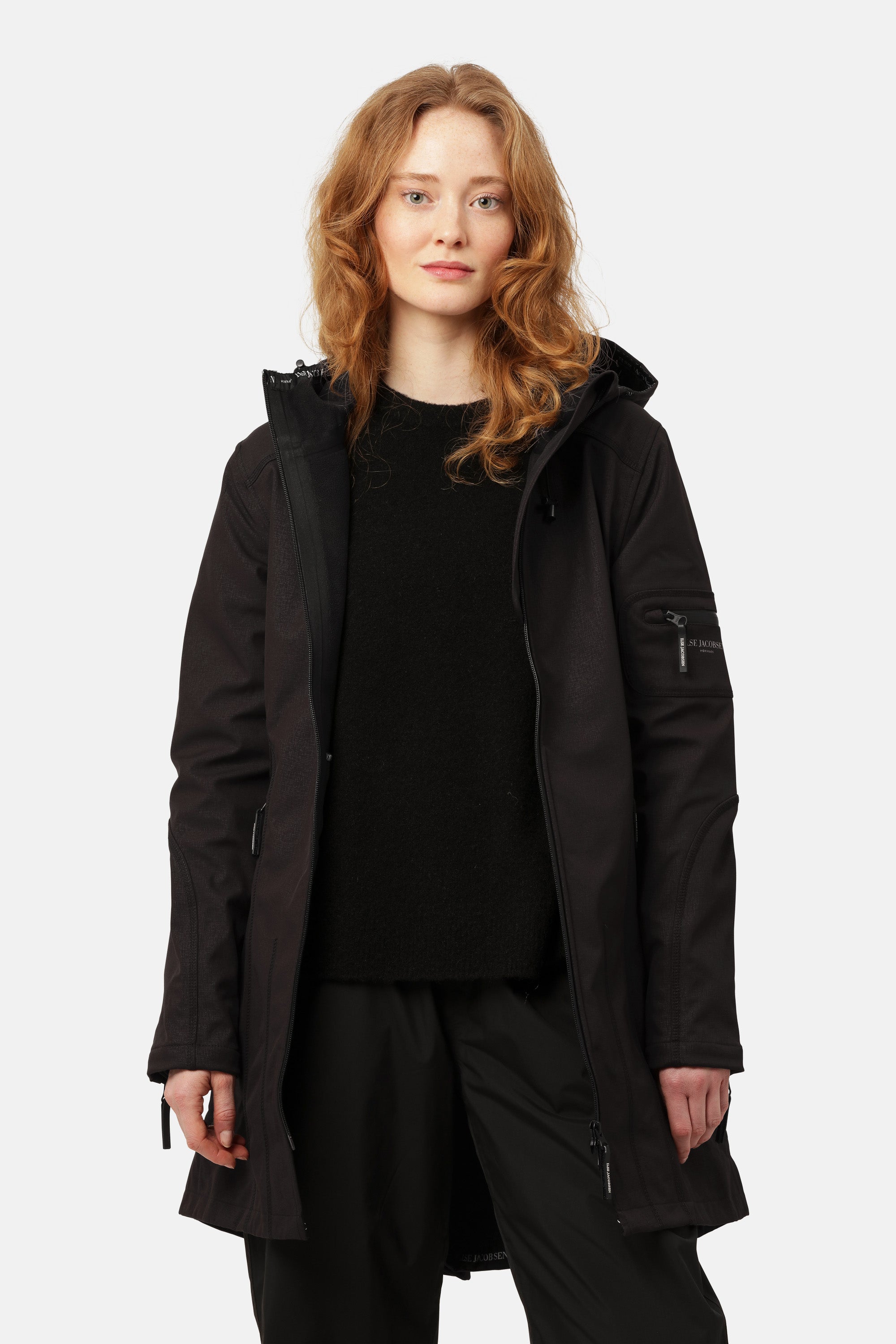Ilse Jacobsen Hornbæk Rain Regenmantel Raincoat 001 Black