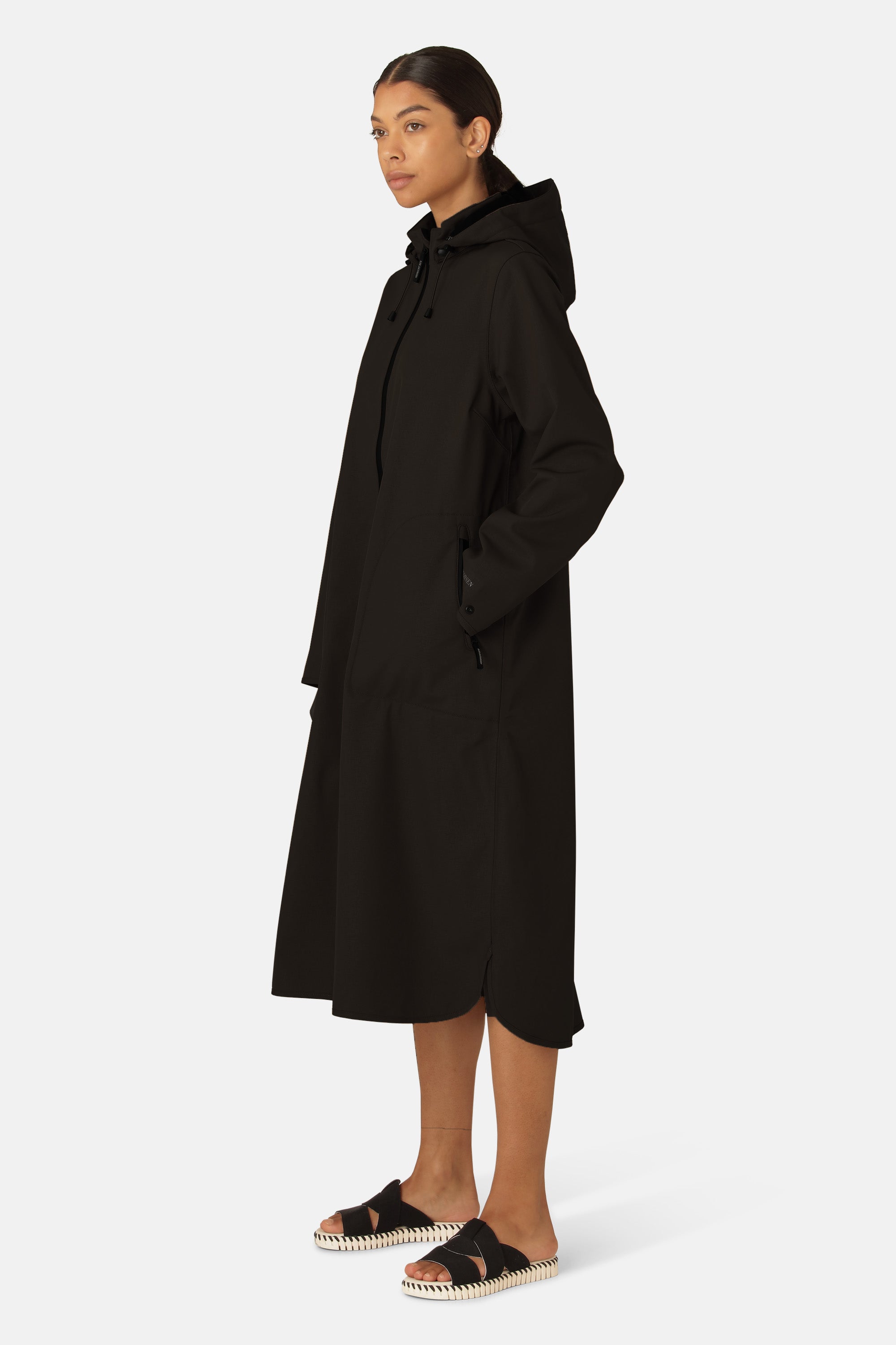 Ilse Jacobsen Hornbæk Rain Regenmantel Raincoat 001 Black