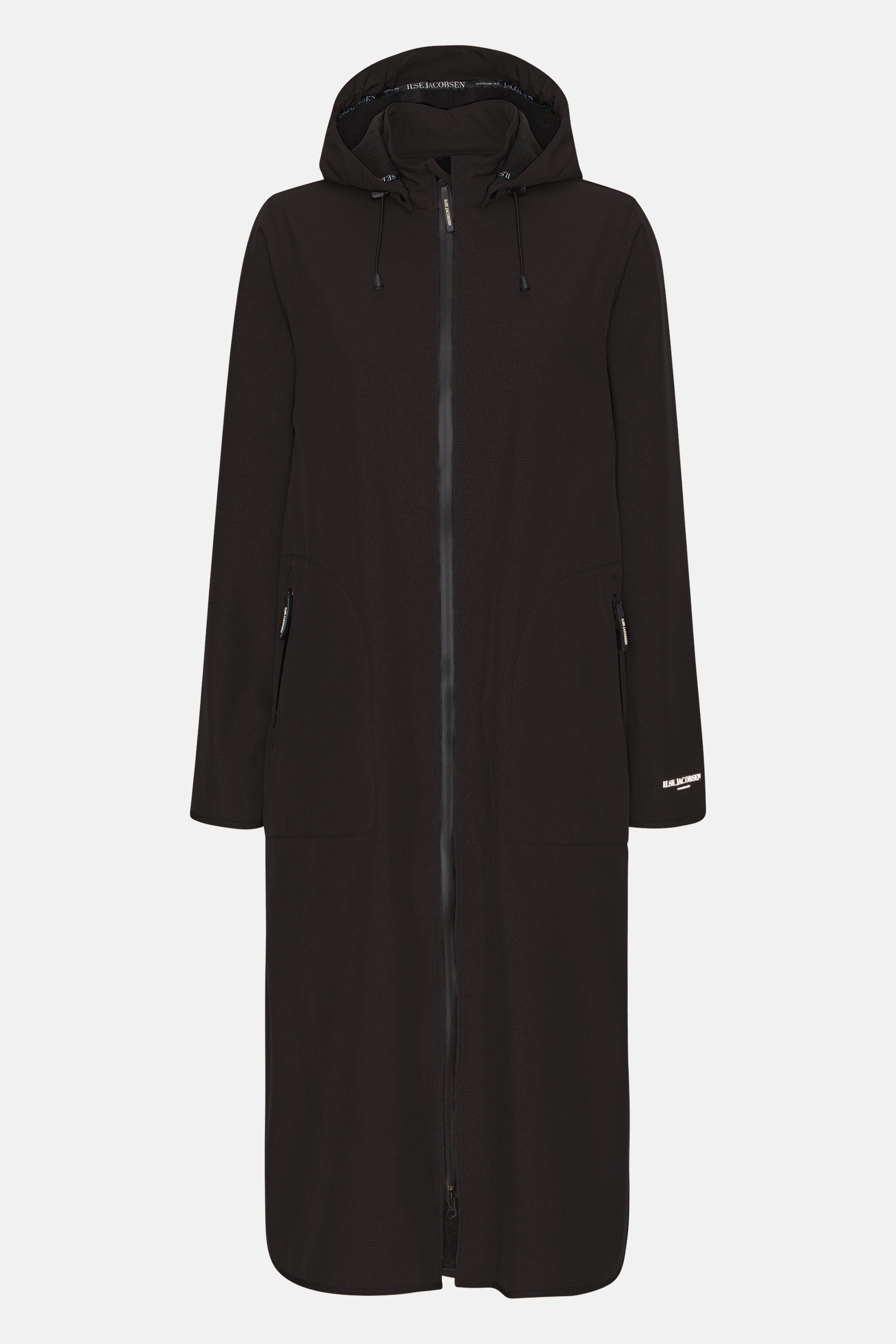 Ilse Jacobsen Hornbæk Rain Regenmantel Raincoat 001 Black