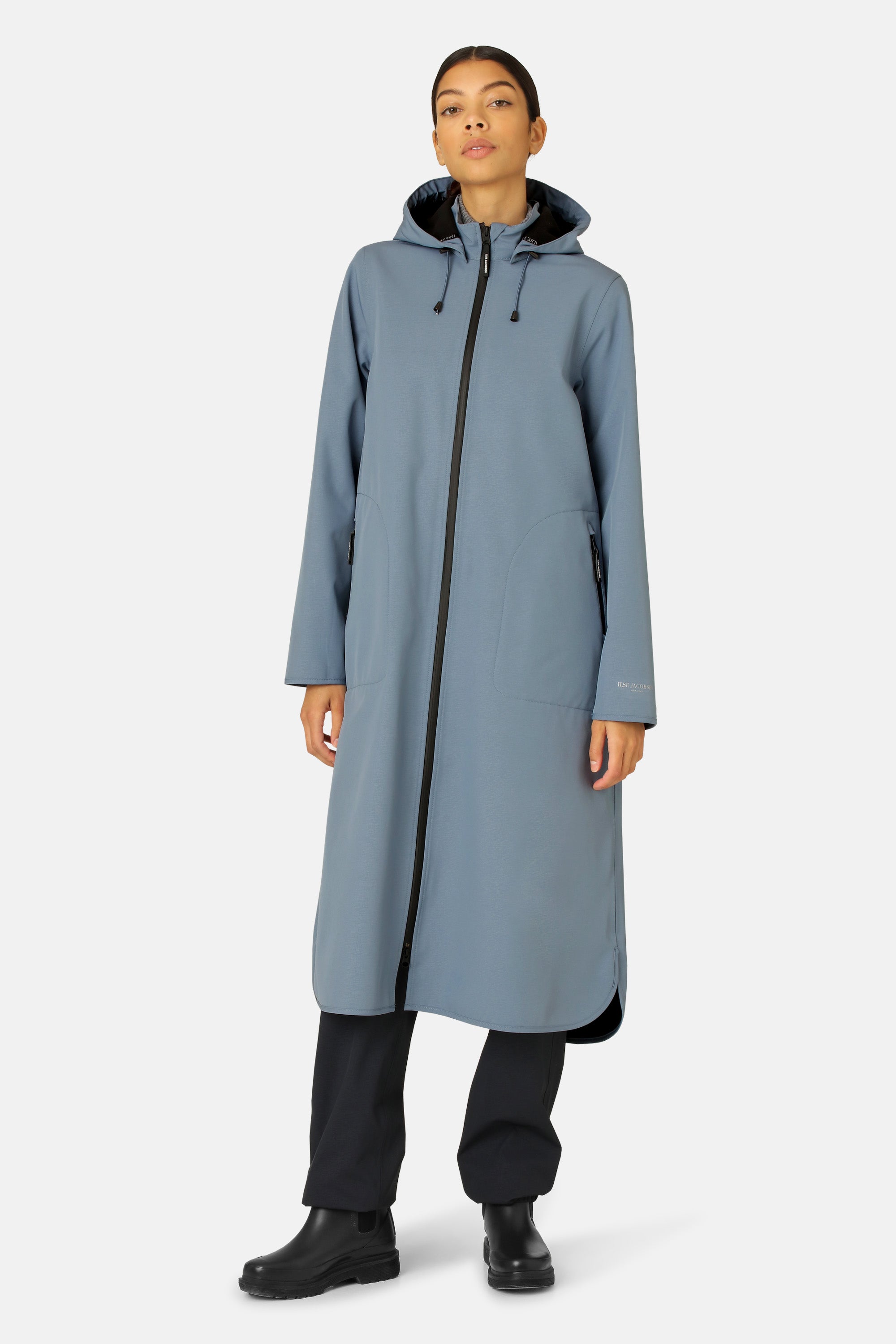 Ilse Jacobsen Hornbæk Rain Regenmantel Raincoat 696 Winter Ocean