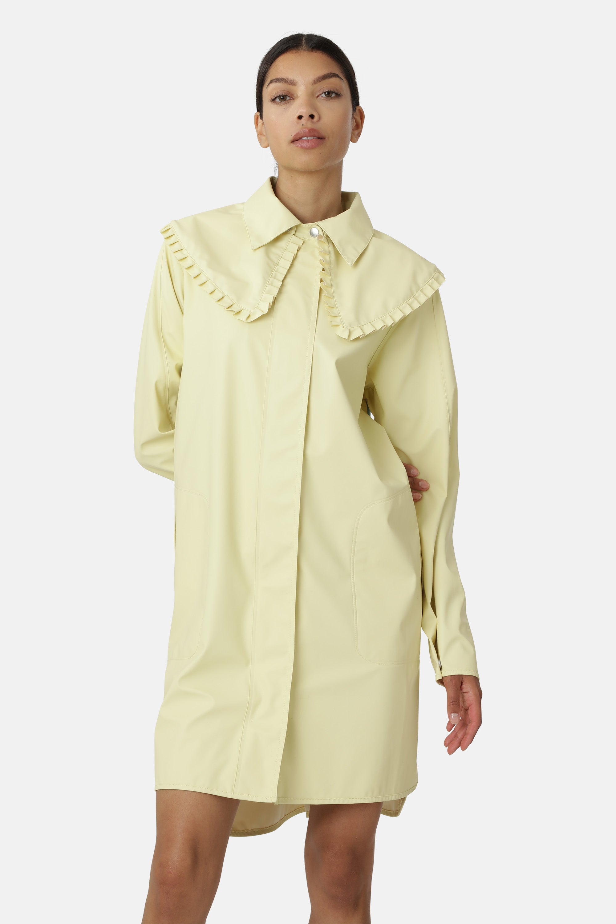 Ilse Jacobsen Hornbæk Rain Regenmantel Raincoat 827 Flan Yellow