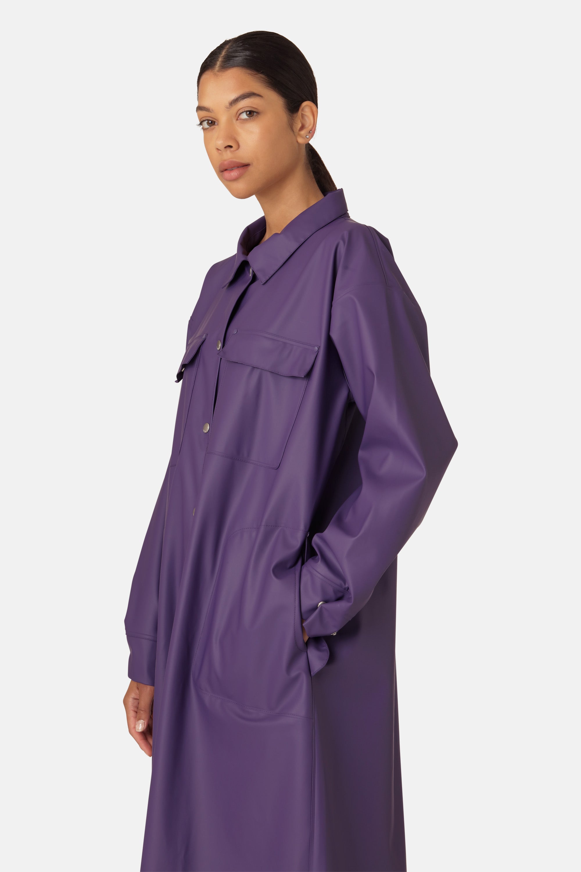 Ilse Jacobsen Hornbæk Rain Regenmantel Raincoat 552 Purple Rain