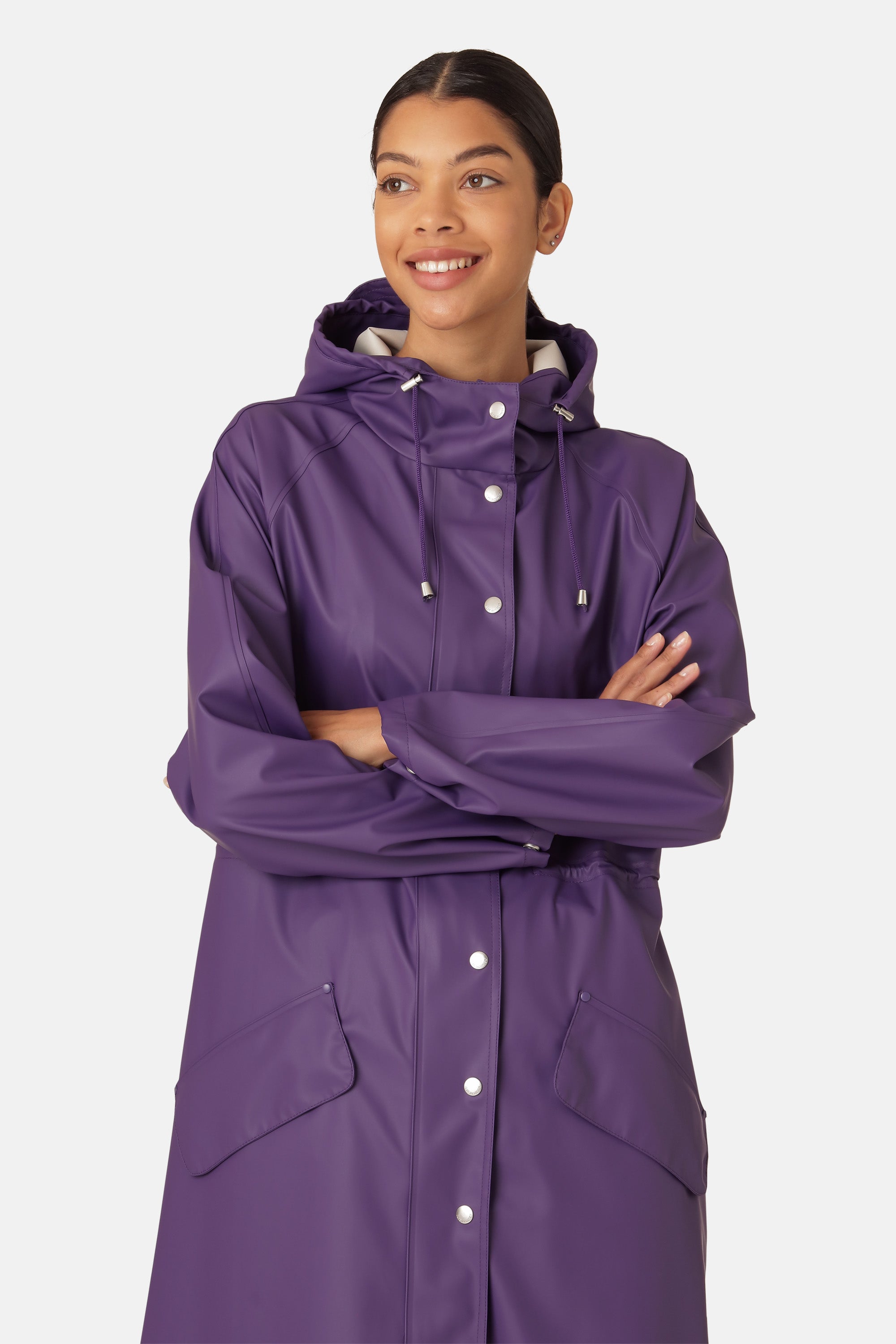 Ilse Jacobsen Hornbæk Rain Regenmantel Raincoat 552 Purple Rain
