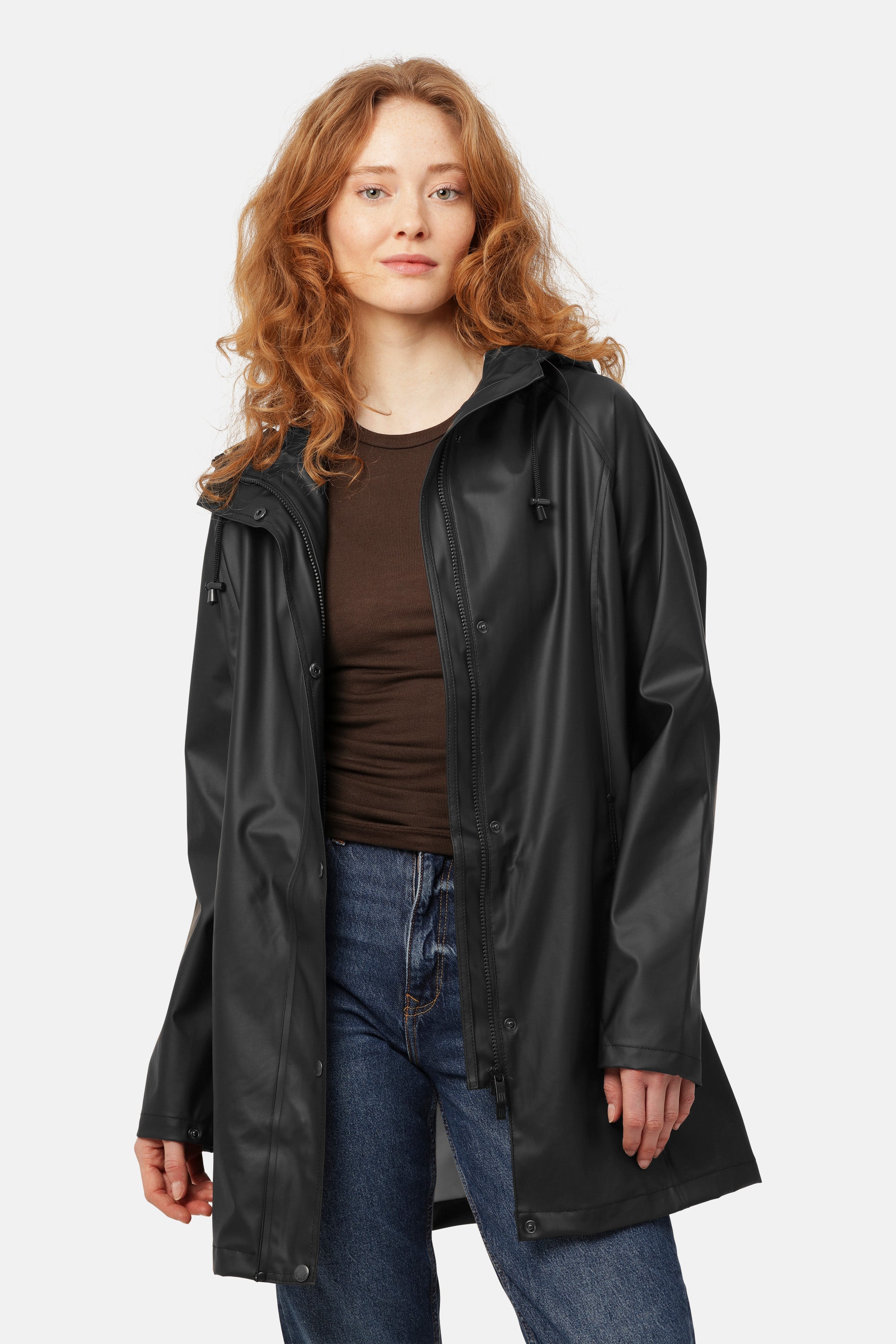 Ilse Jacobsen Hornbæk Rain Regenmantel Raincoat 001 Black