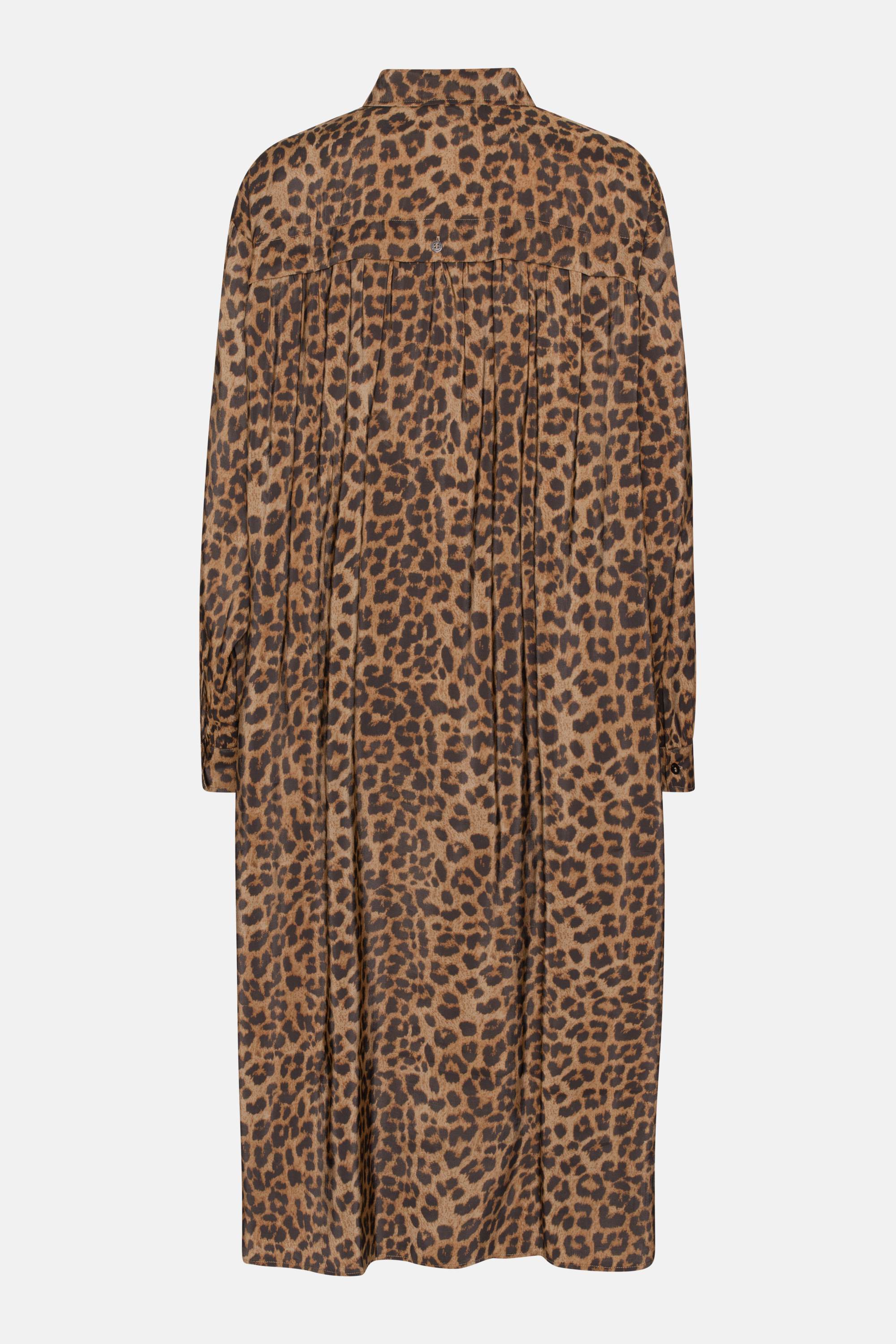 Long Sleeved Tunic Shirt Dress - Animaa