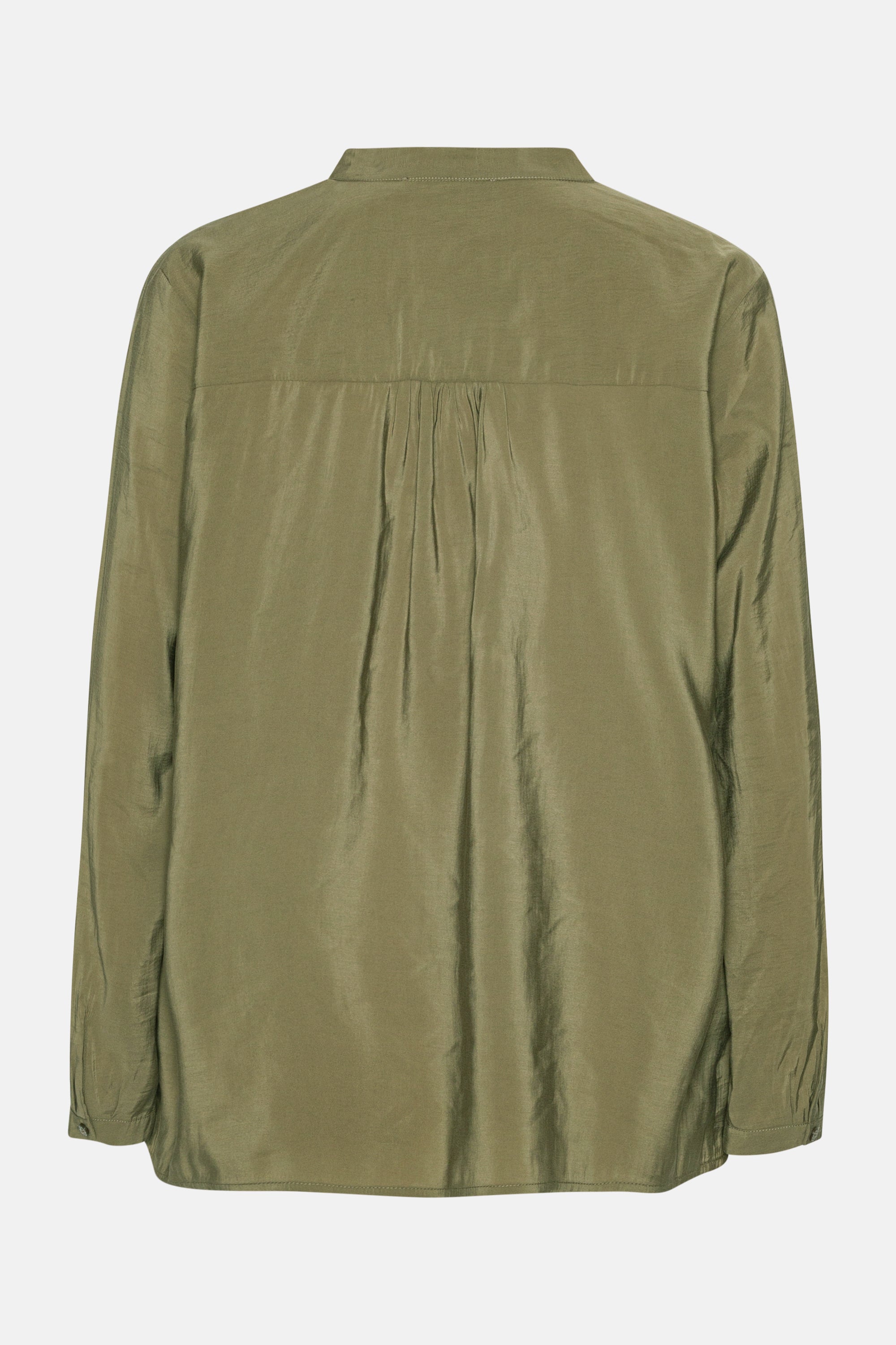Long Sleeved Shirt With Half Placket - Capers