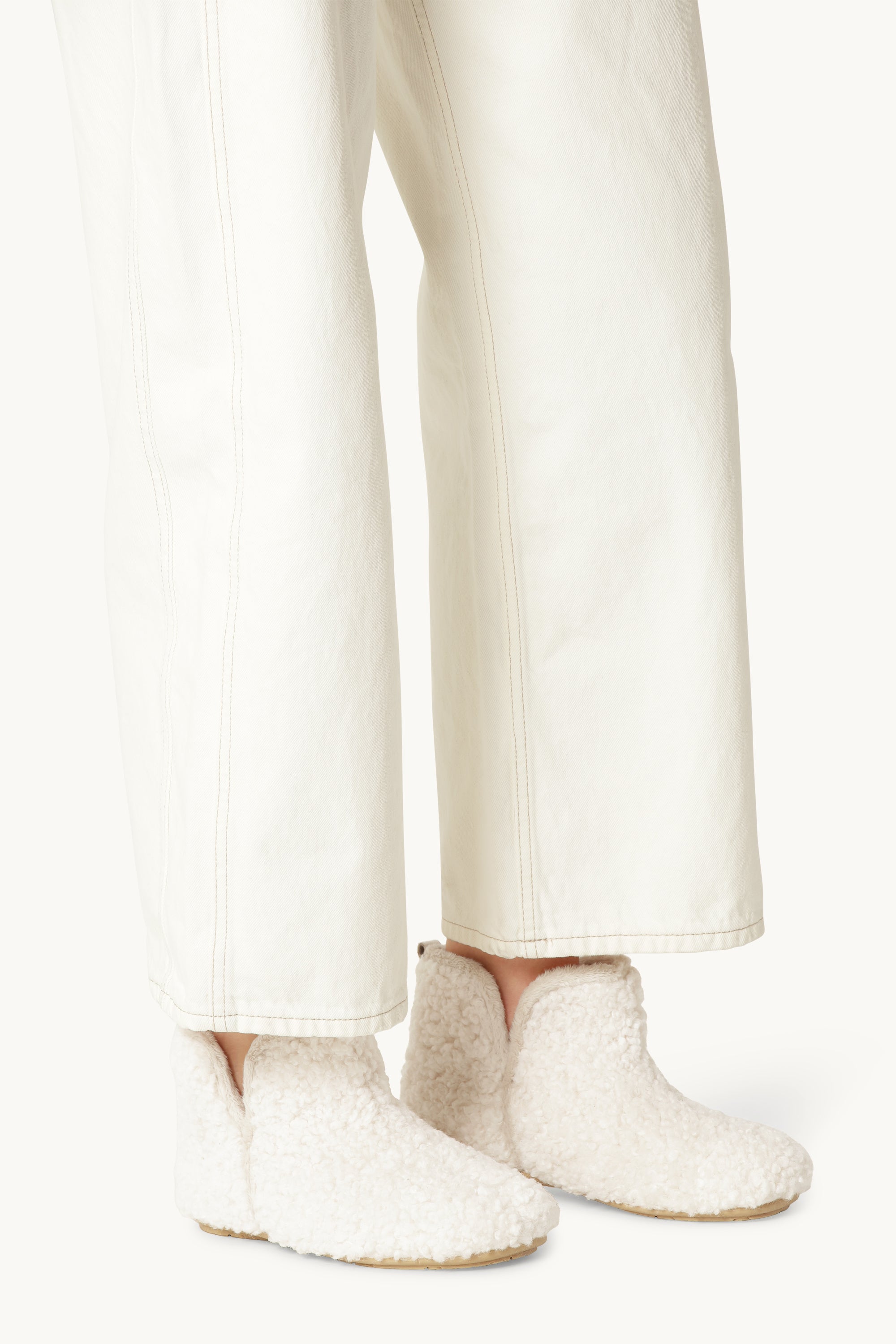 Cosy Ankle Boot - Milk Creme Wheat