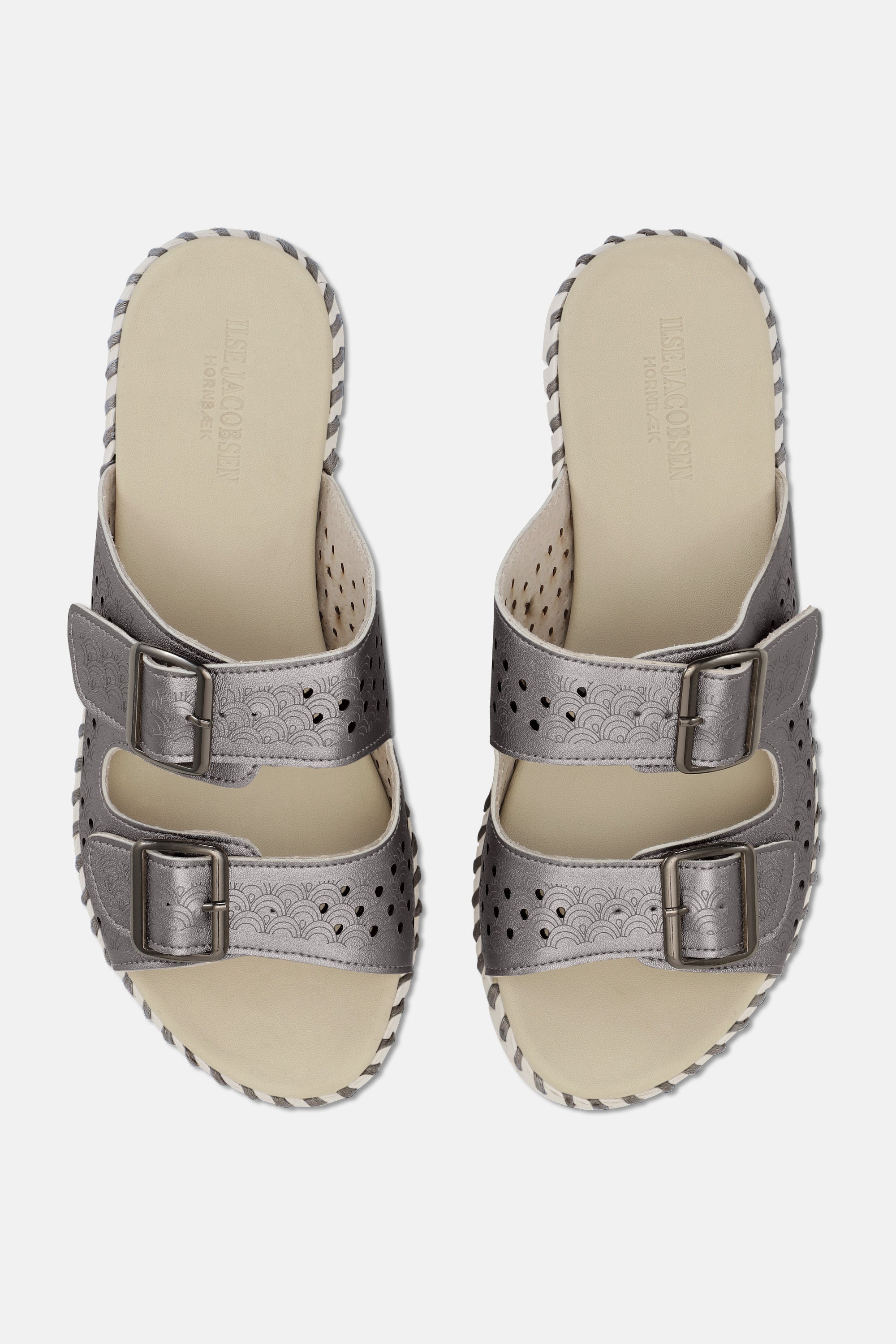 Ilse Jacobsen Hornbæk Footwear Sandalen Sandals 718 Gun Metal