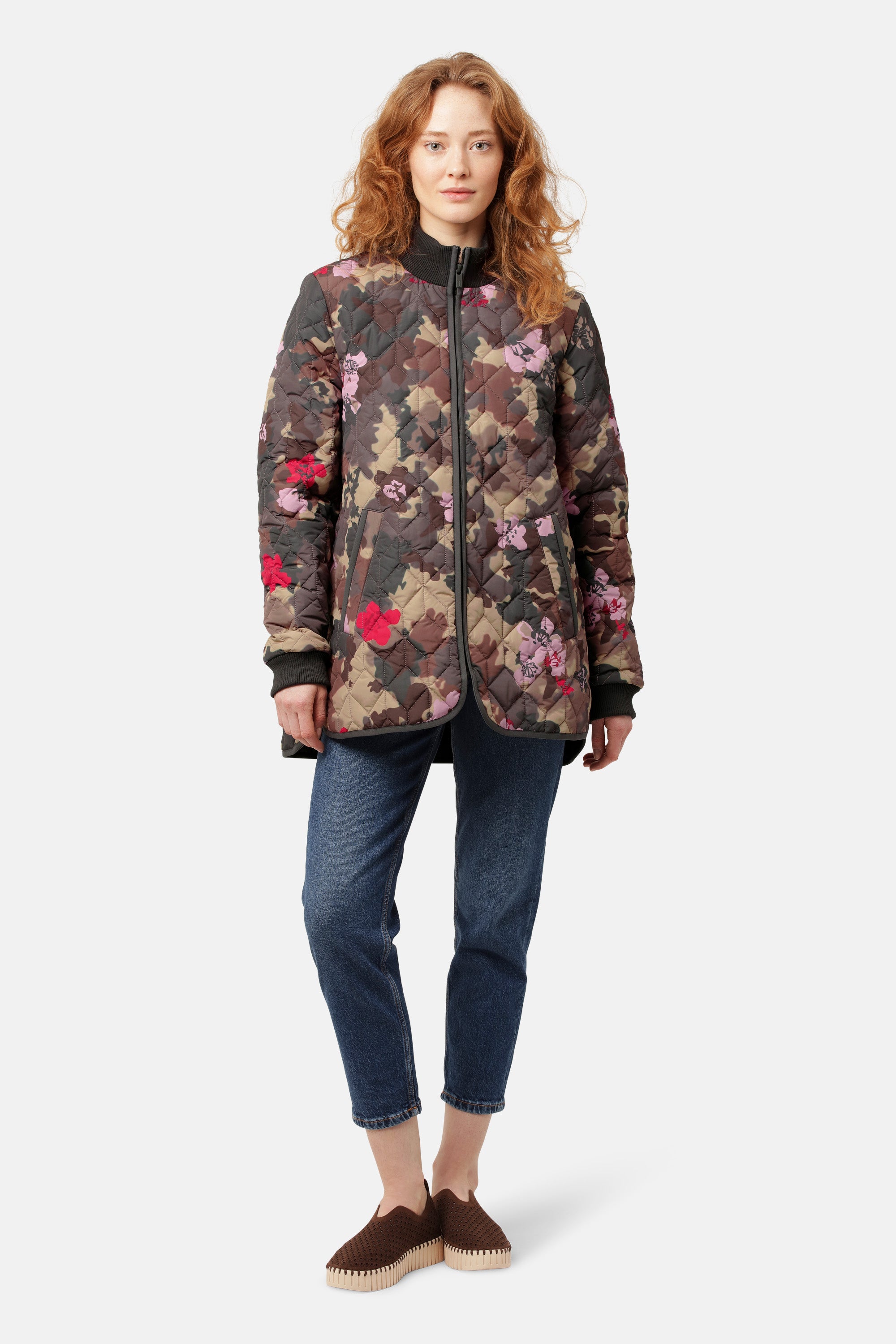Ilse Jacobsen Hornbæk Outerwear Steppjacke Jacket 799 Floral Camo