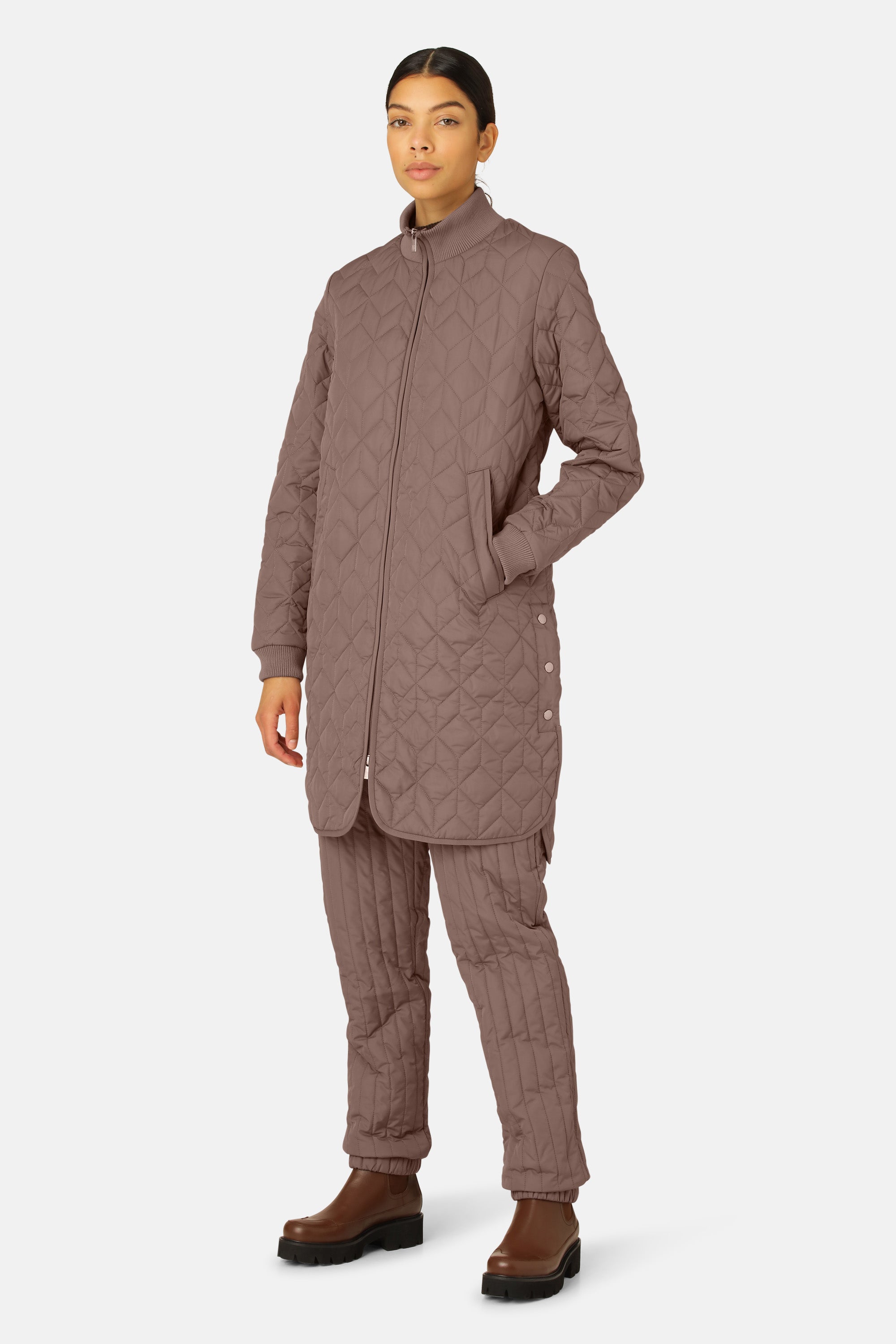 Ilse Jacobsen Hornbæk Outerwear Steppmantel Coat 548 Old Lavender