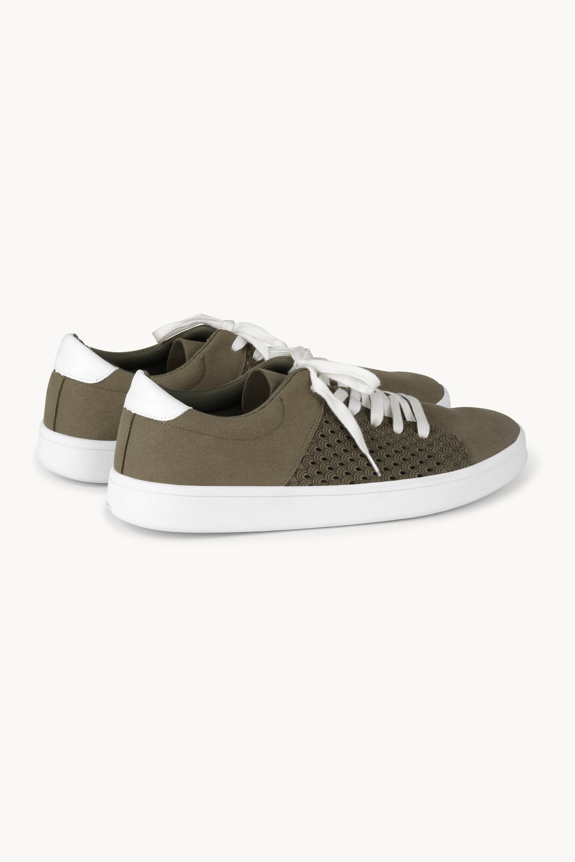 City Sneaker Herren - Deep Olive White