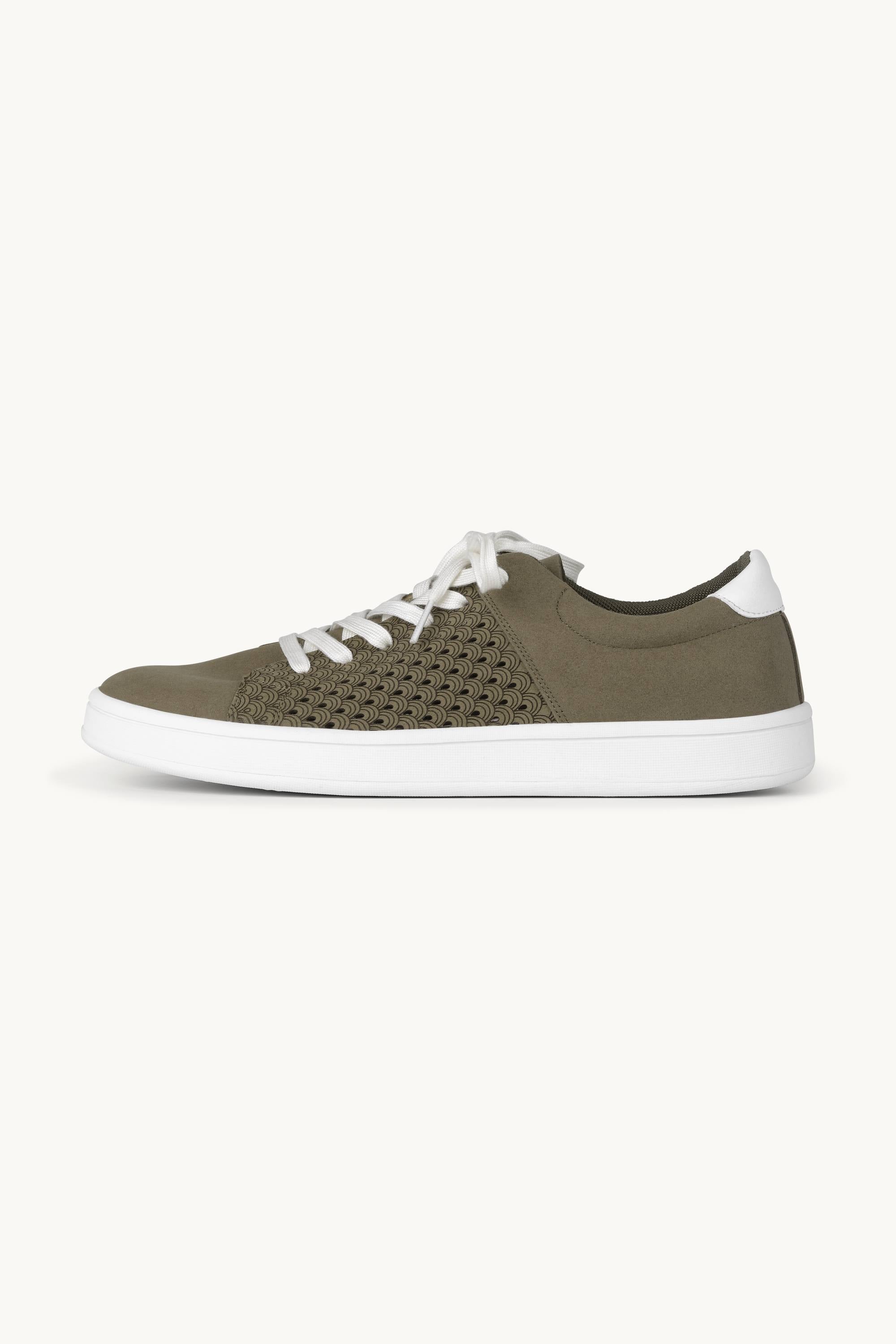City Sneaker Herren - Deep Olive White