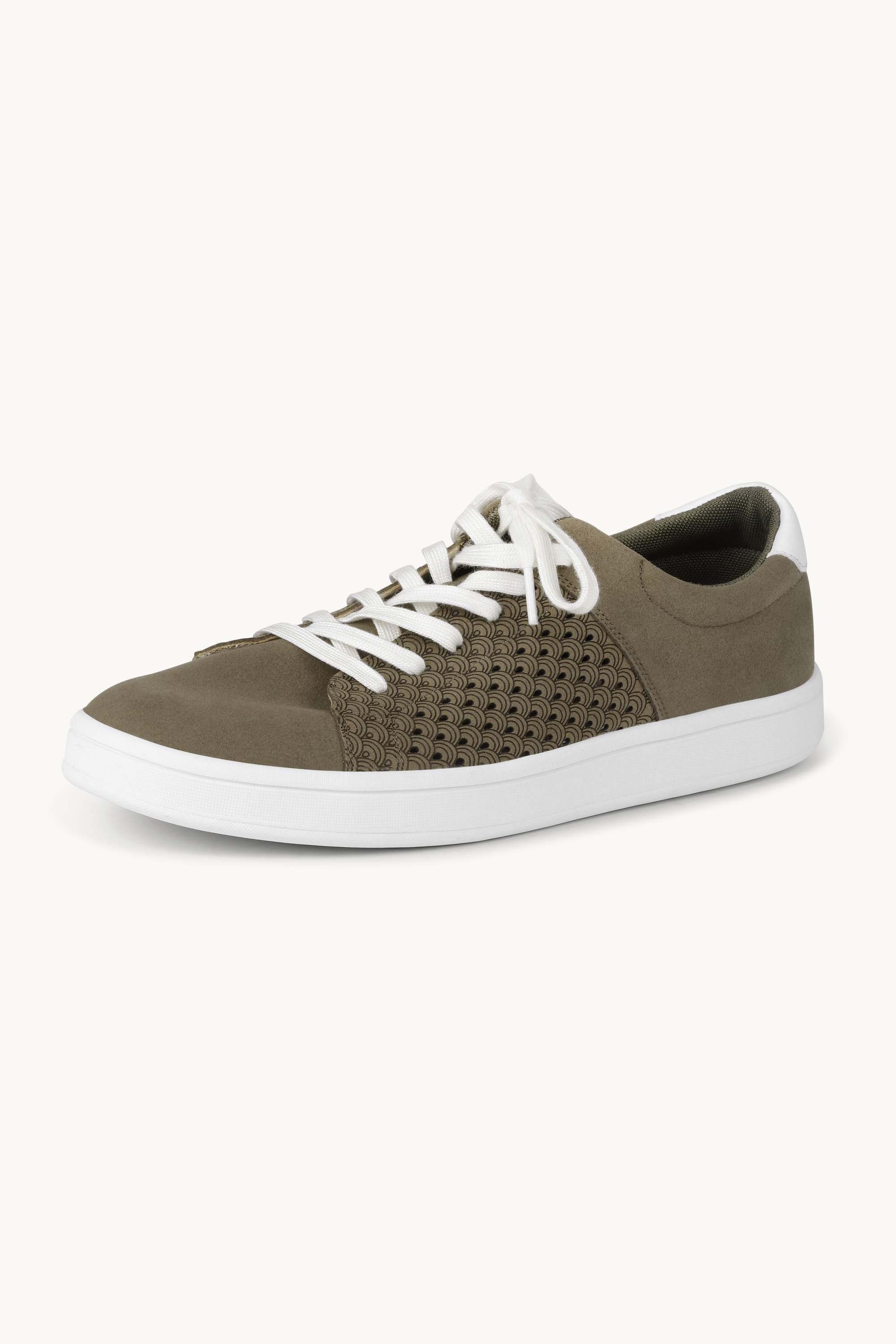 City Sneaker Herren - Deep Olive White
