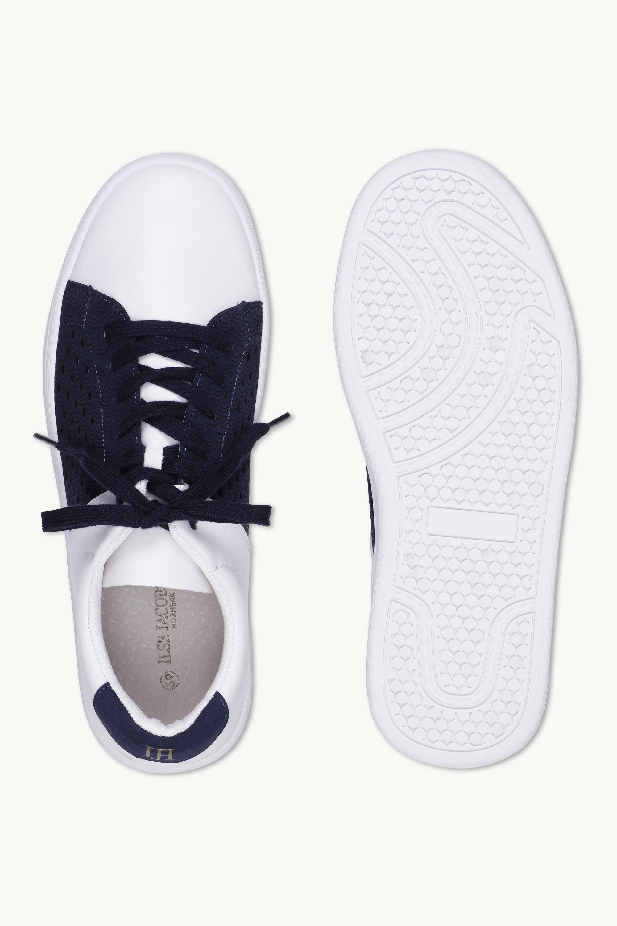 City Sneaker - White Dark Indigo