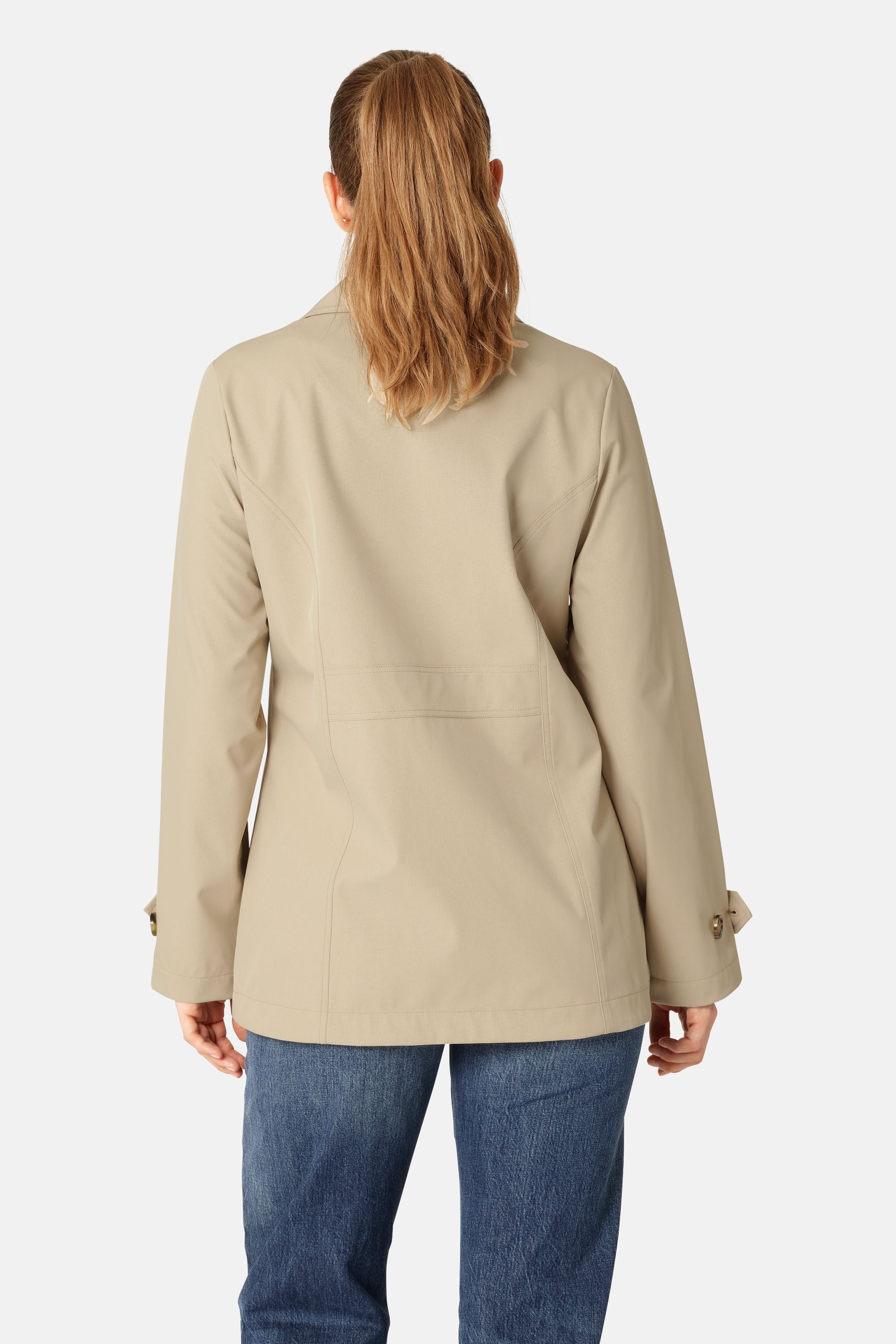 Regen Peacoat - White Pepper