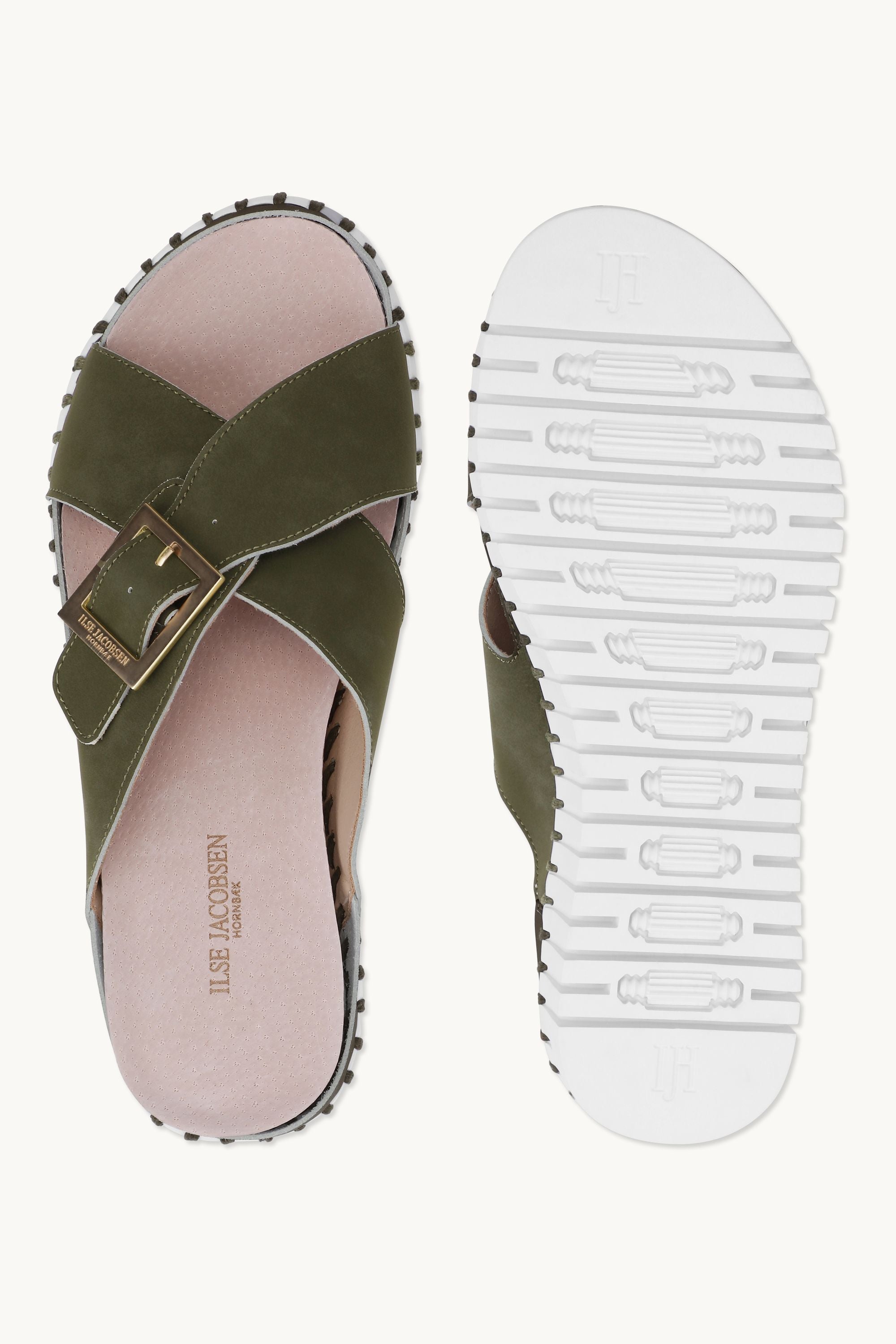 Sandalen Crossover - Army White