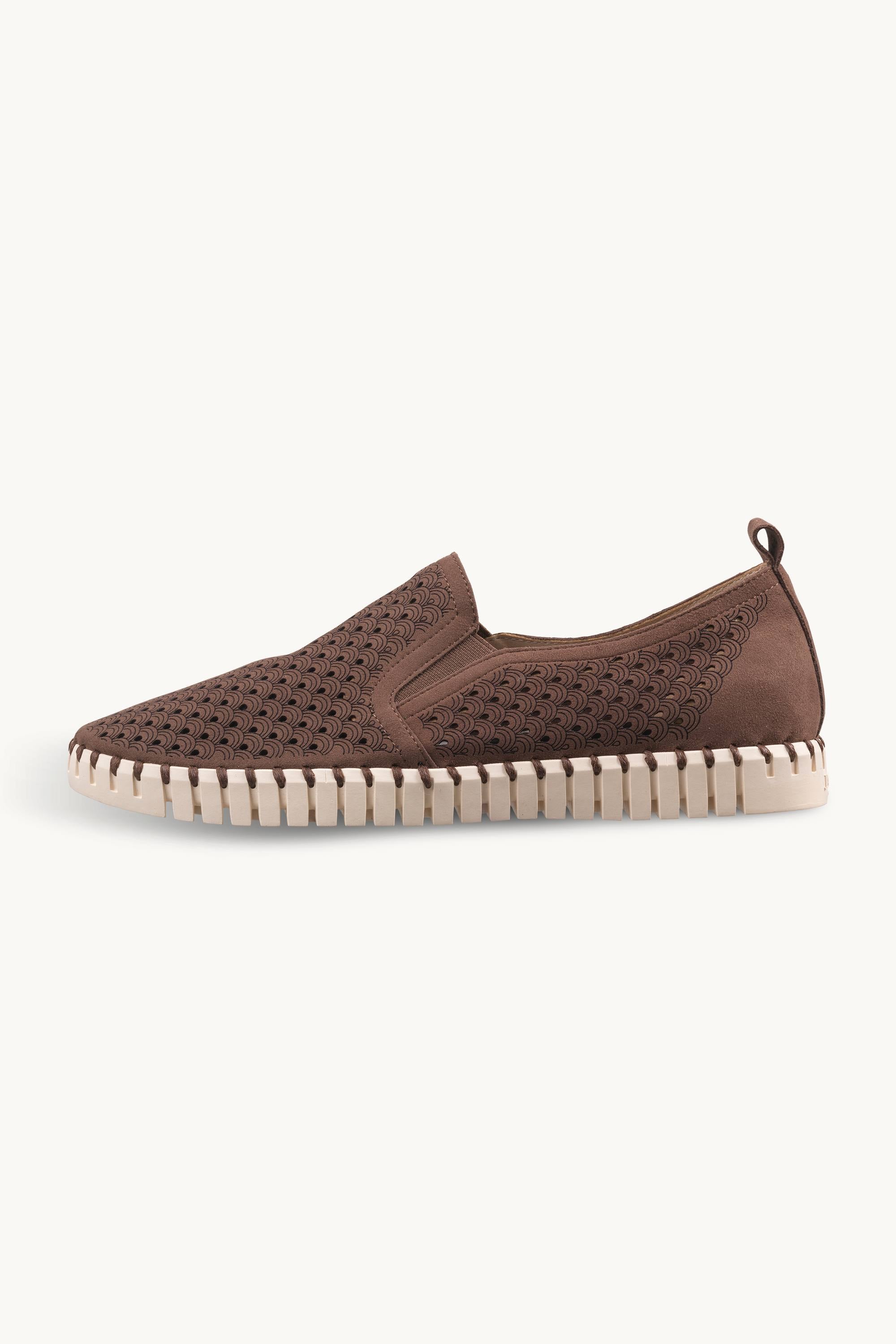 Bequeme Herrenschuhe - Brown Pearled Ivory