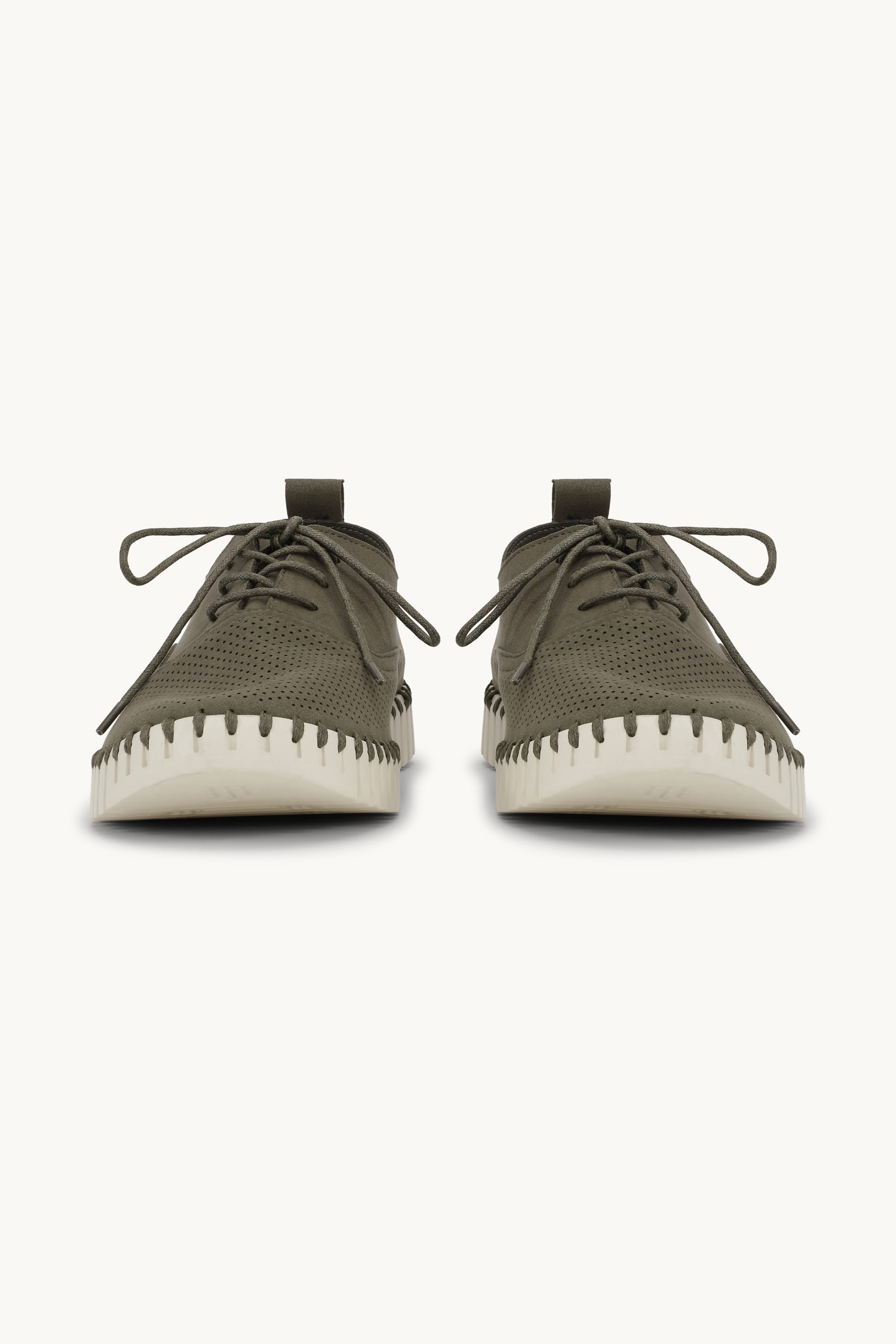 Herrenschuhe Mit Schnürung - Deep Olive Pearled Ivory