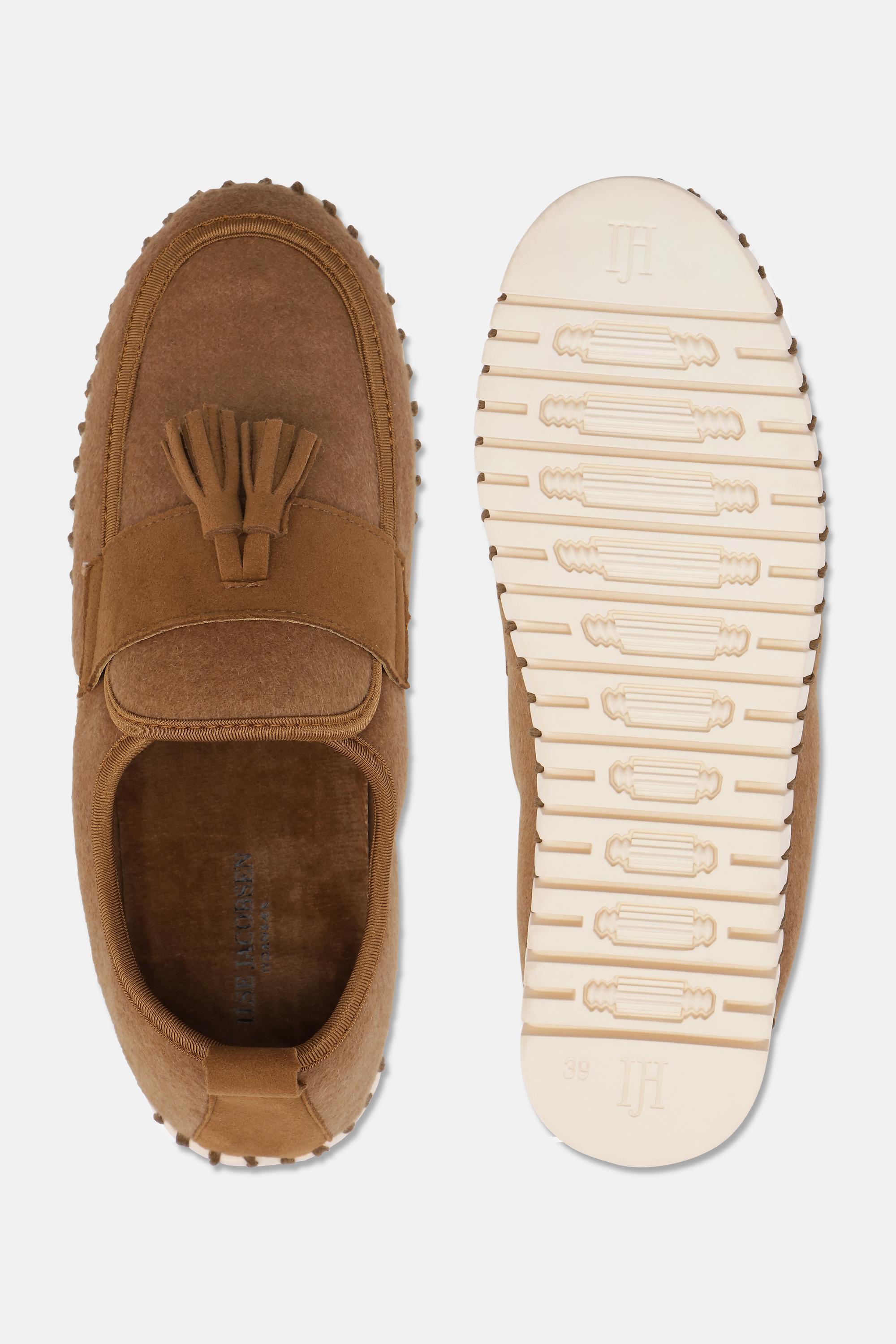 Tulip Wool Loafer - Cashew Pearled Ivory