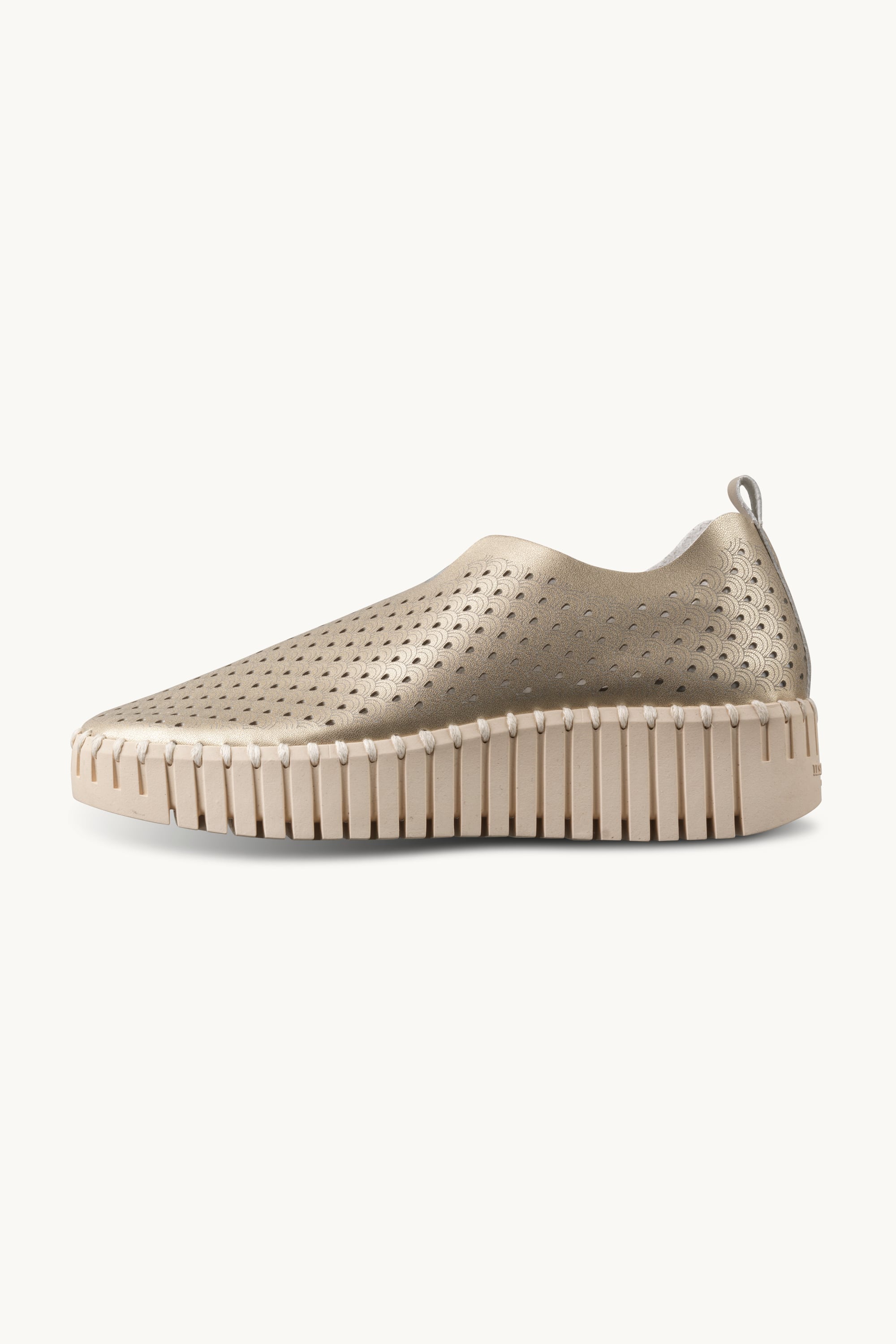 Tulip Slip-On Wedge - Platin Pearled Ivory