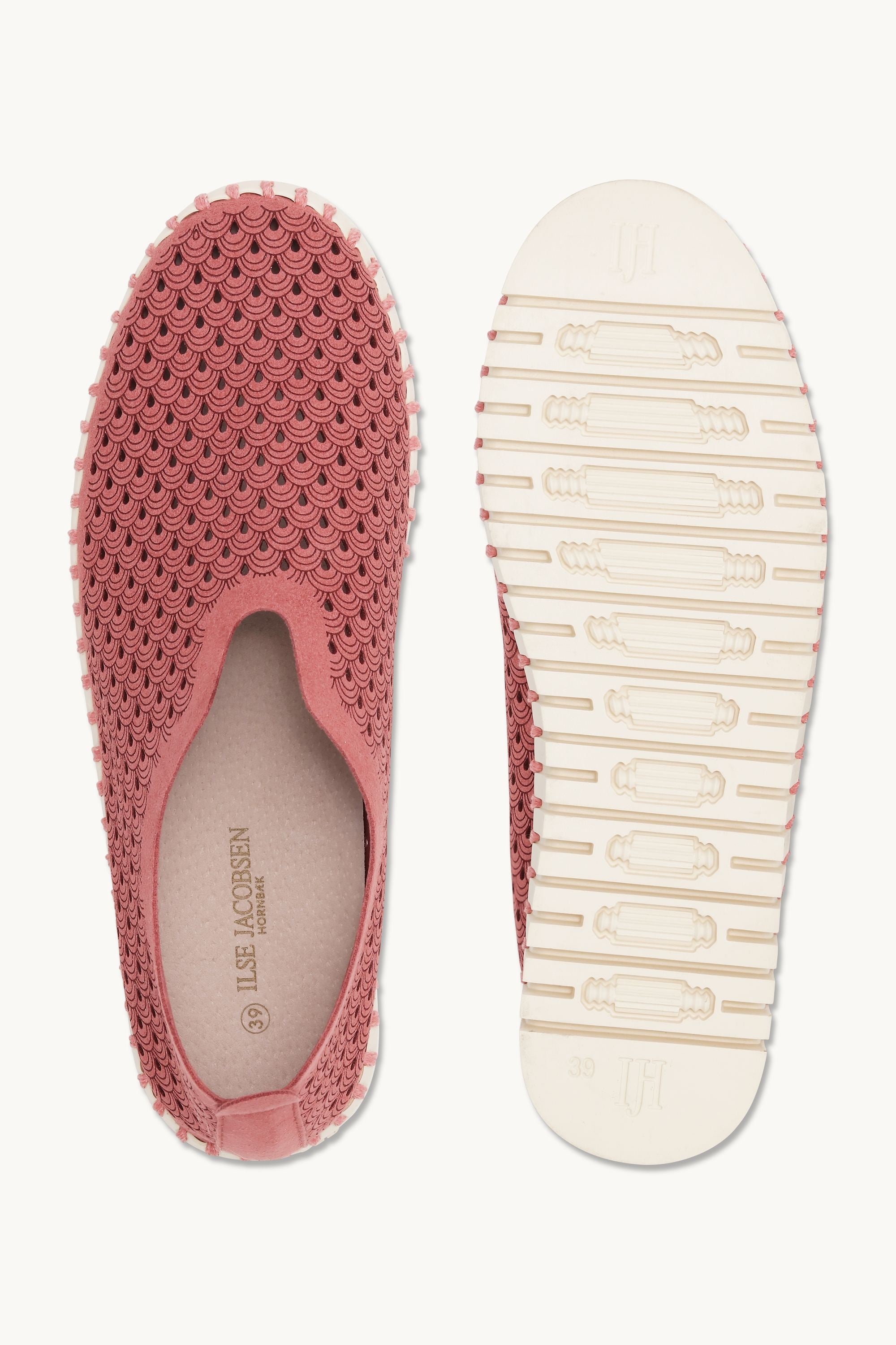 Tulip Slipper - Rouge Pearled Ivory