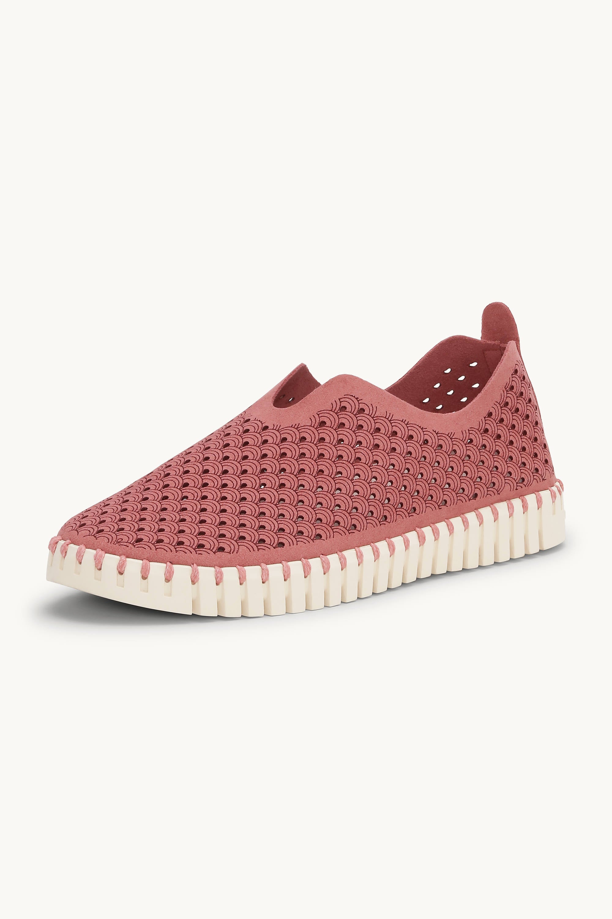 Tulip Slipper - Rouge Pearled Ivory