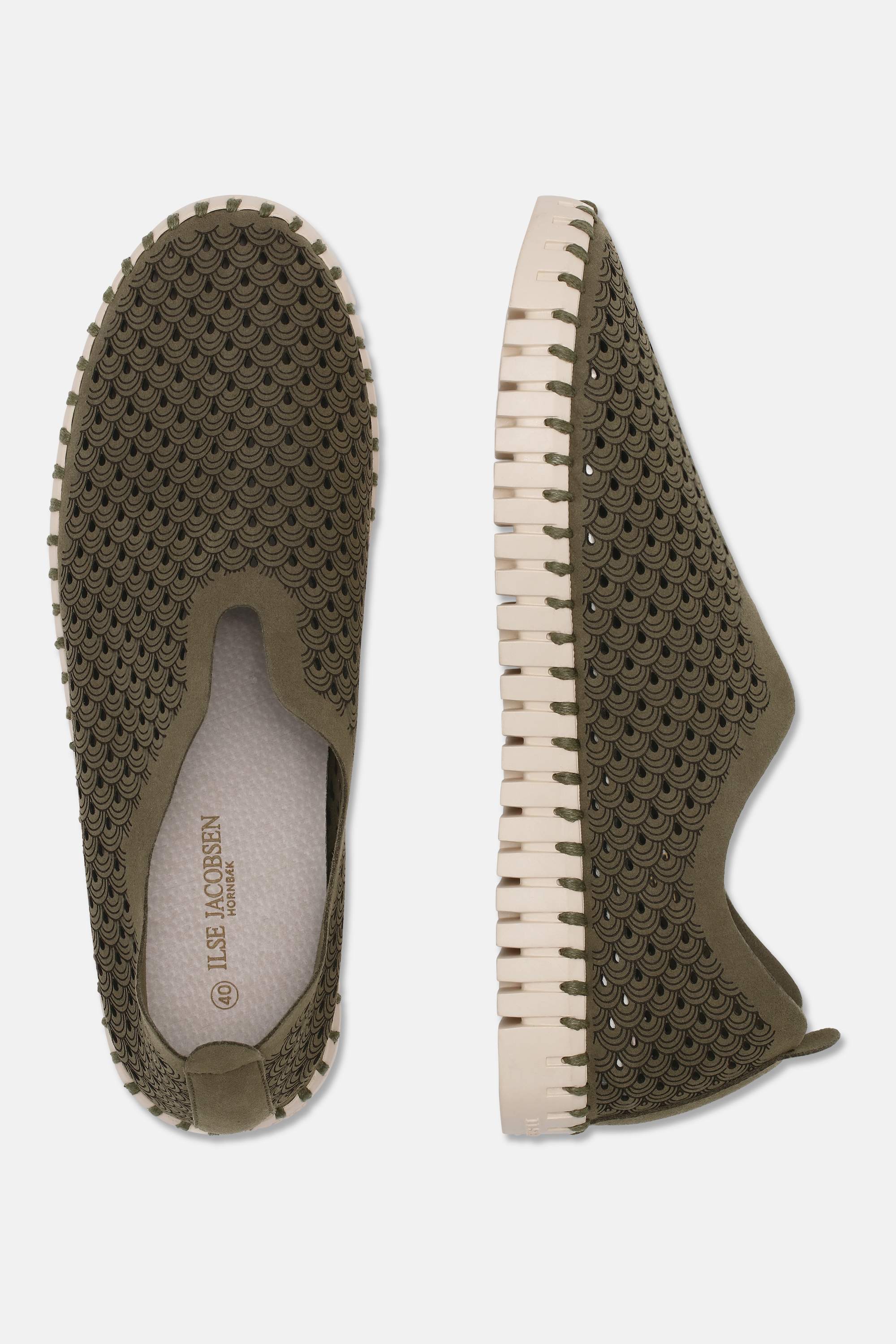 Tulip Slipper - Deep Olive