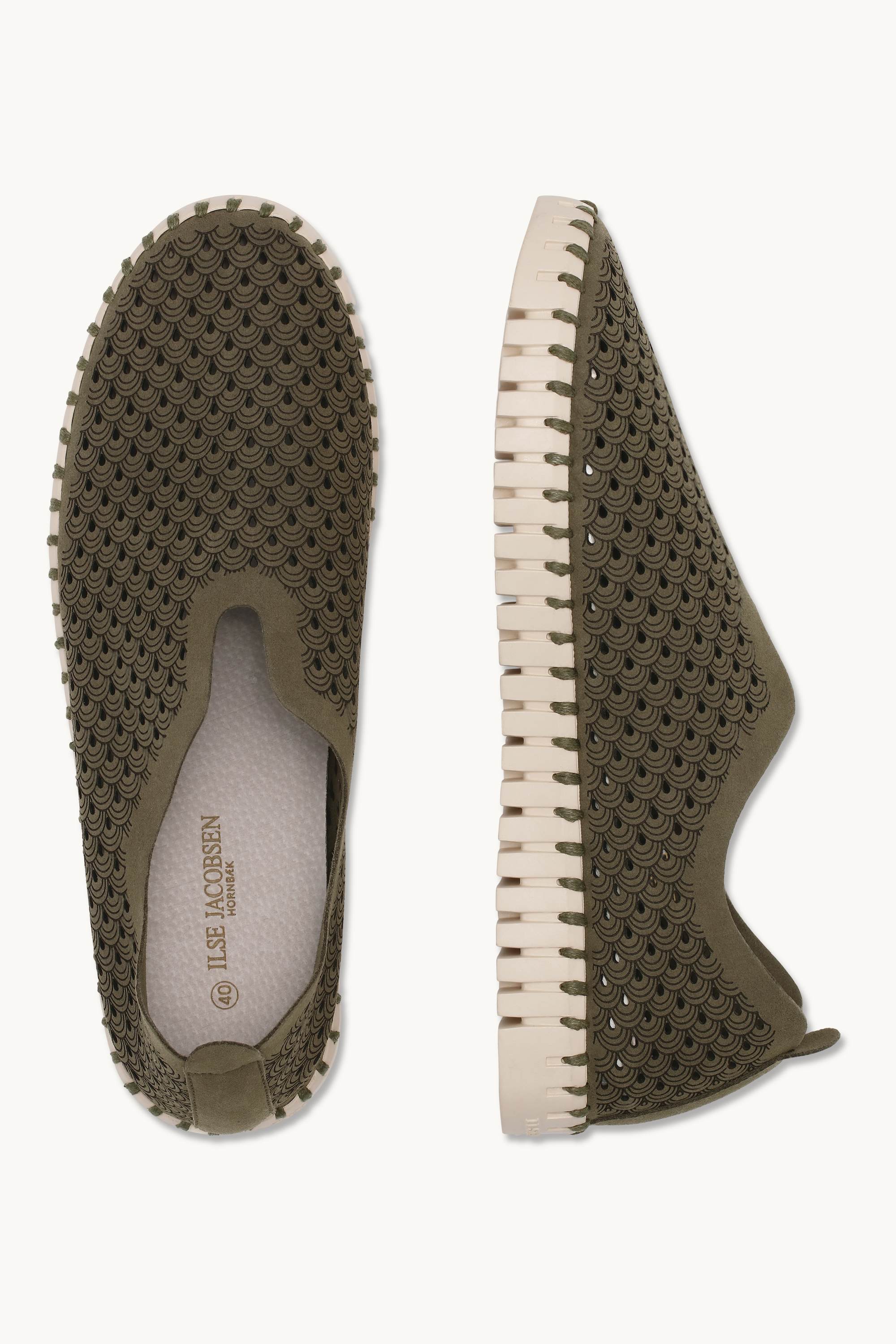 Tulip Slipper - Deep Olive