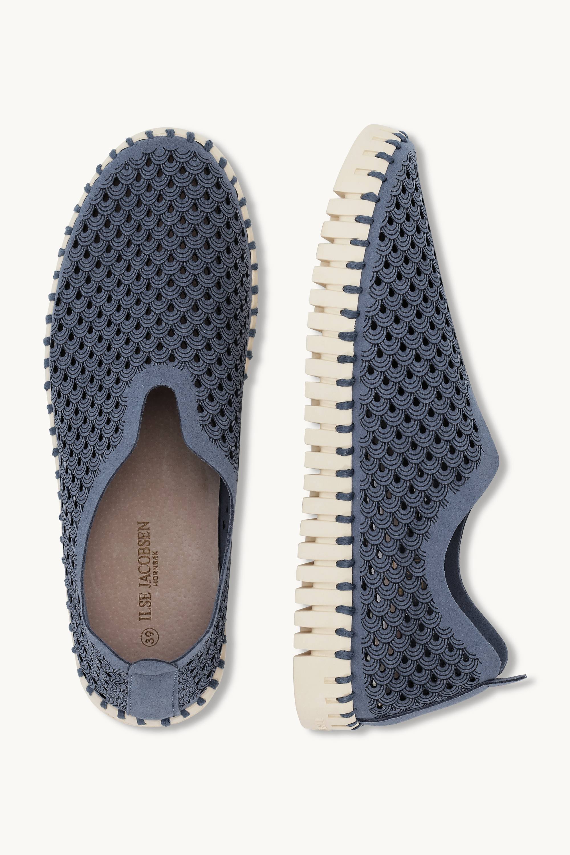 Tulip Slipper - Grey Blue