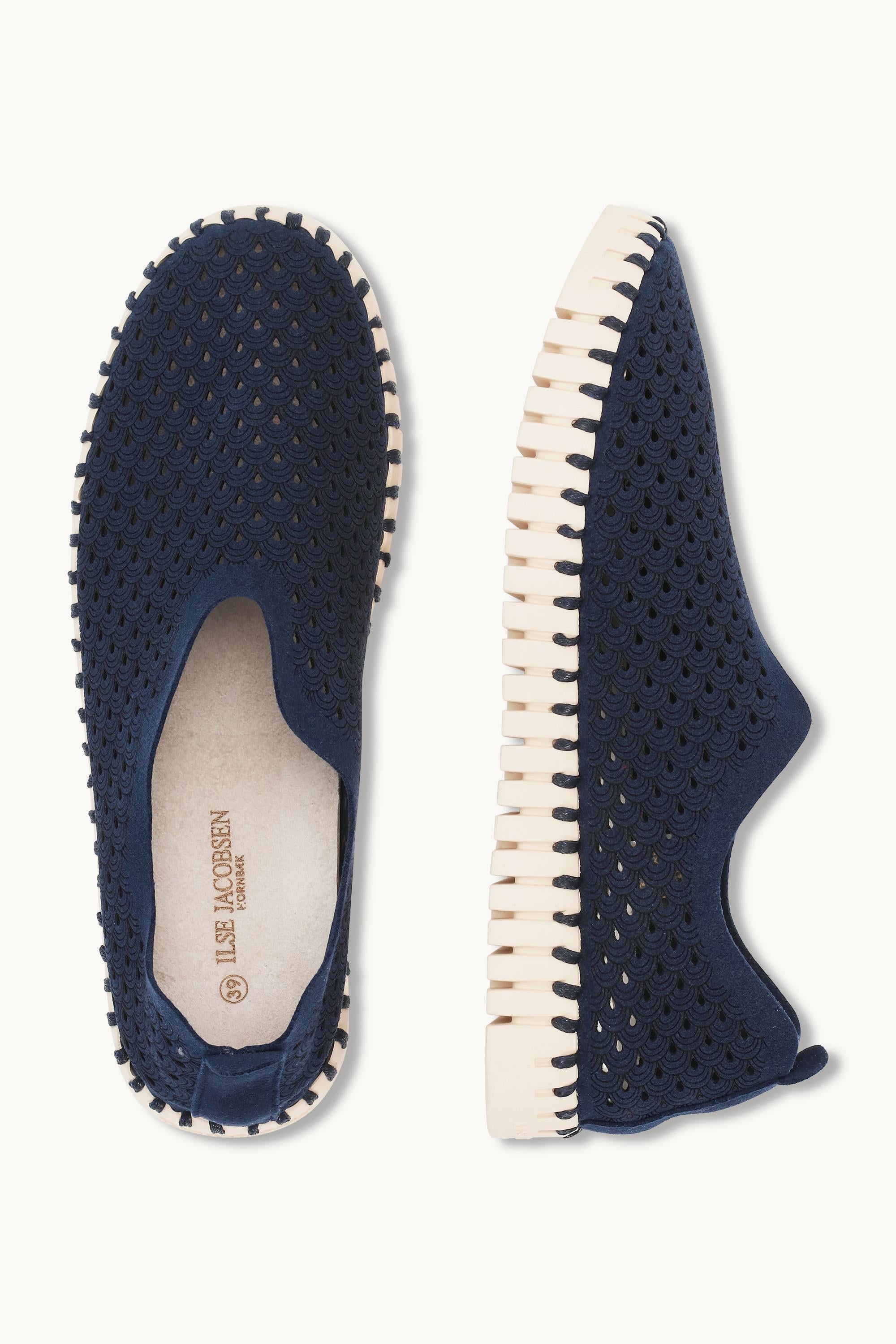 Tulip Slipper - Dark Indigo