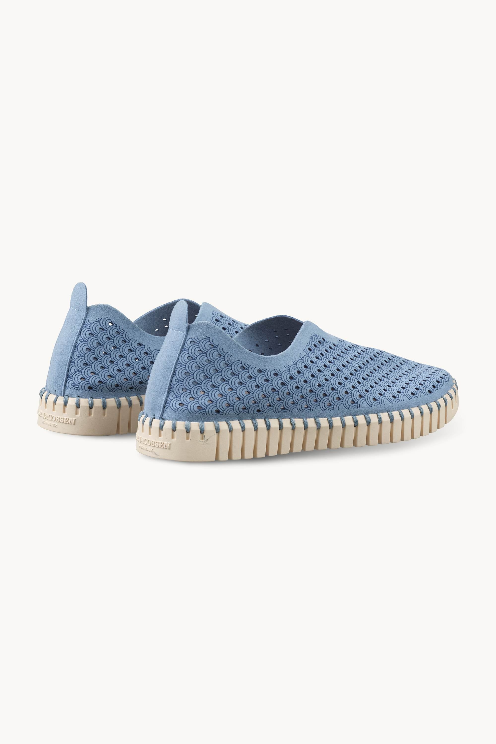 Tulip Schuh - Cornflower Pearled Ivory