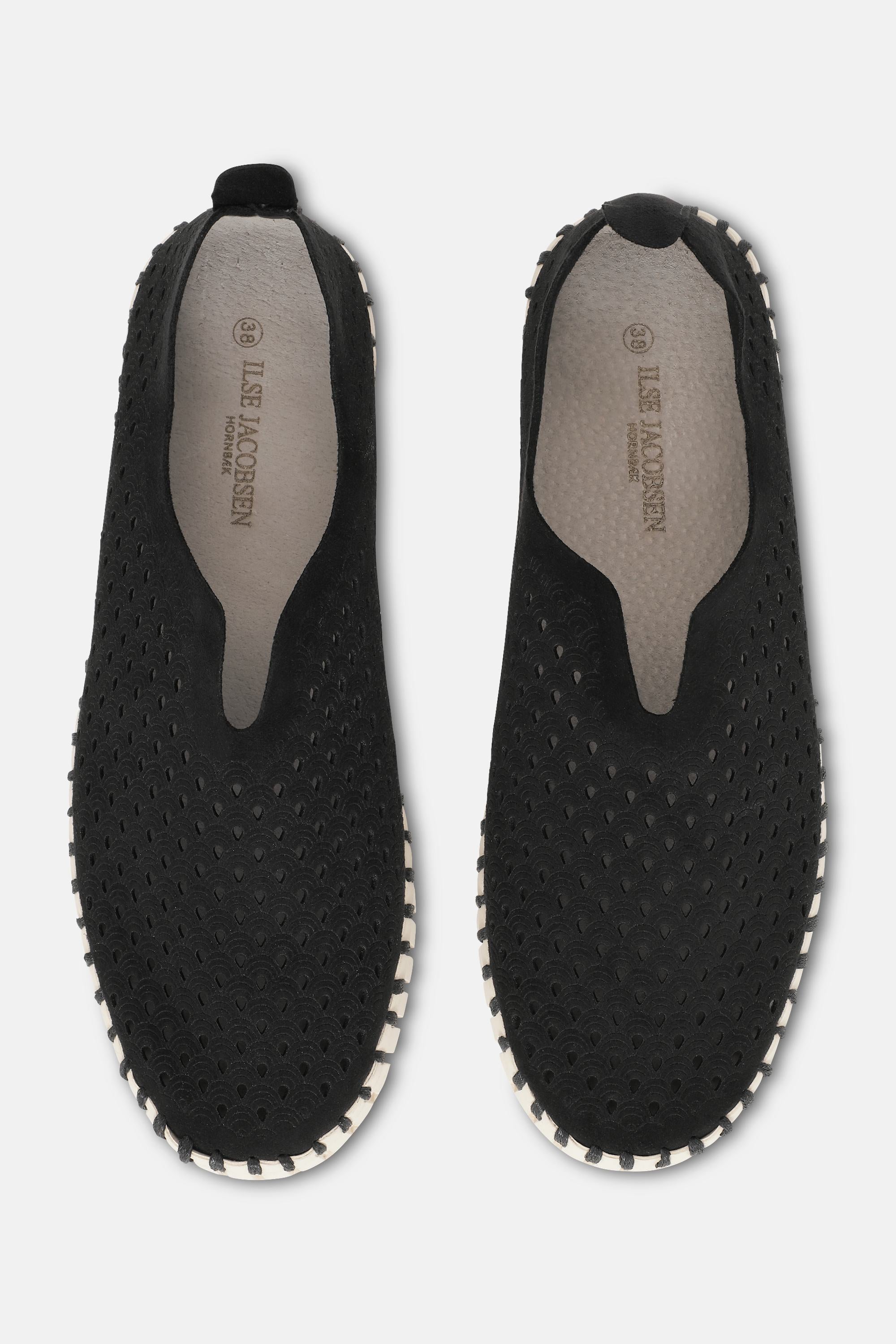 Platform Tulip Slipper - Black