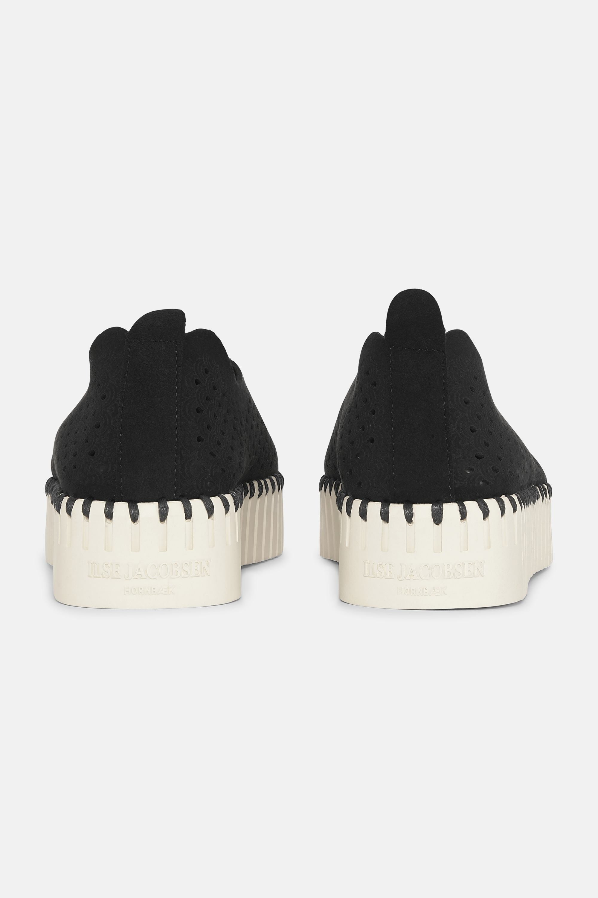 Platform Tulip Slipper - Black