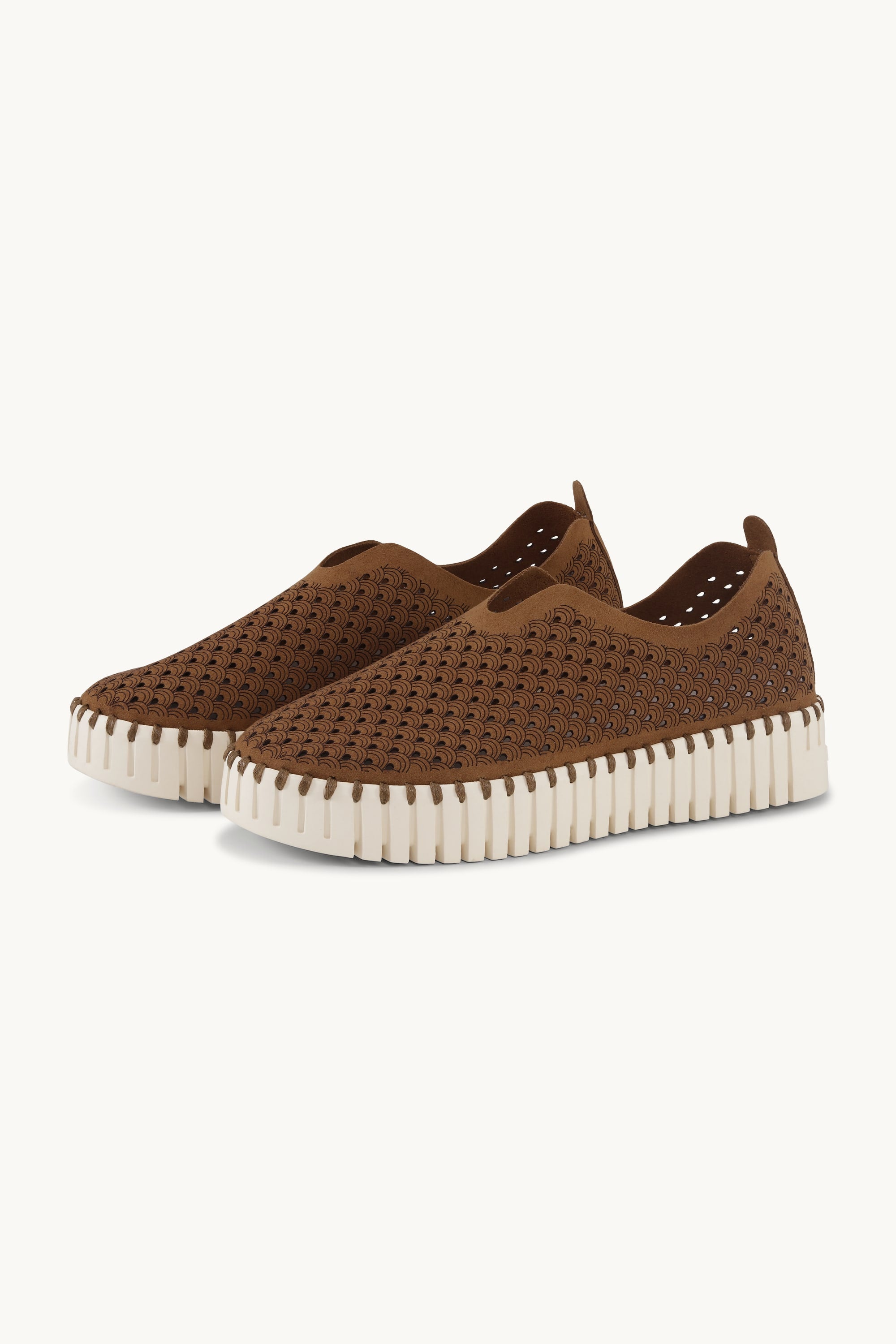 Platform Tulip Slipper - Tannin