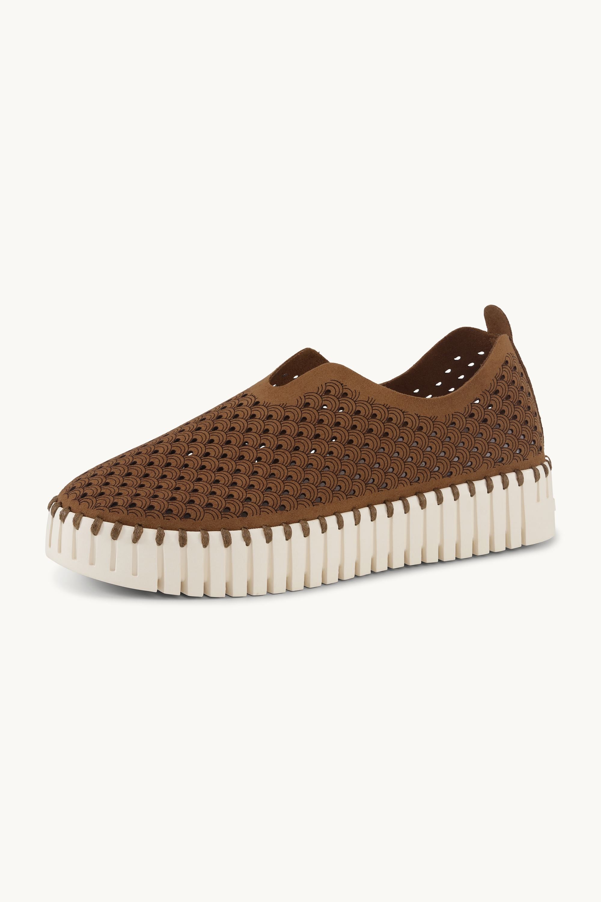 Platform Tulip Slipper - Tannin