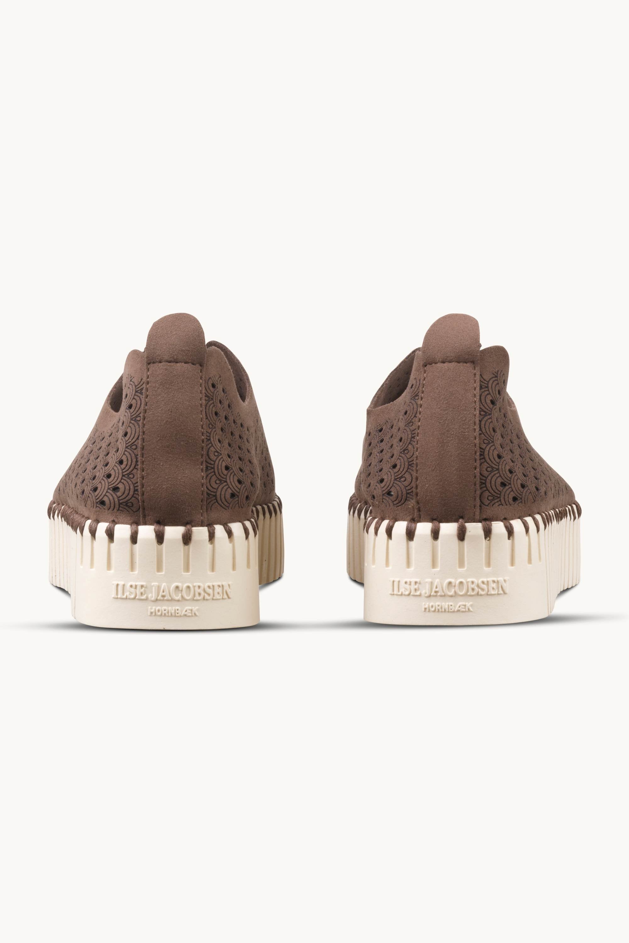 Platform Tulip Slipper - Brown Pearled Ivory