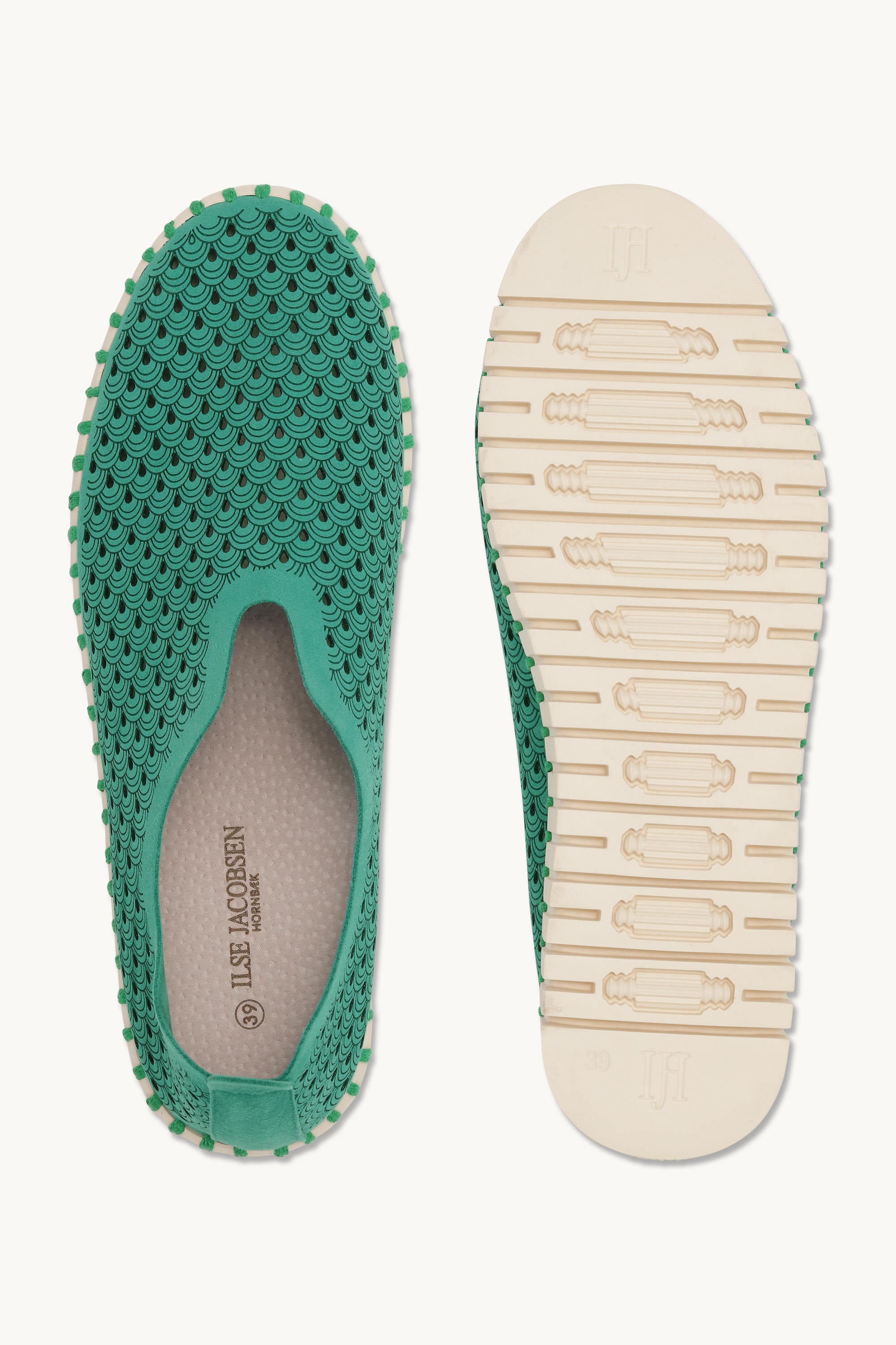 Platform Tulip Slipper - Spruce Pearled Ivory