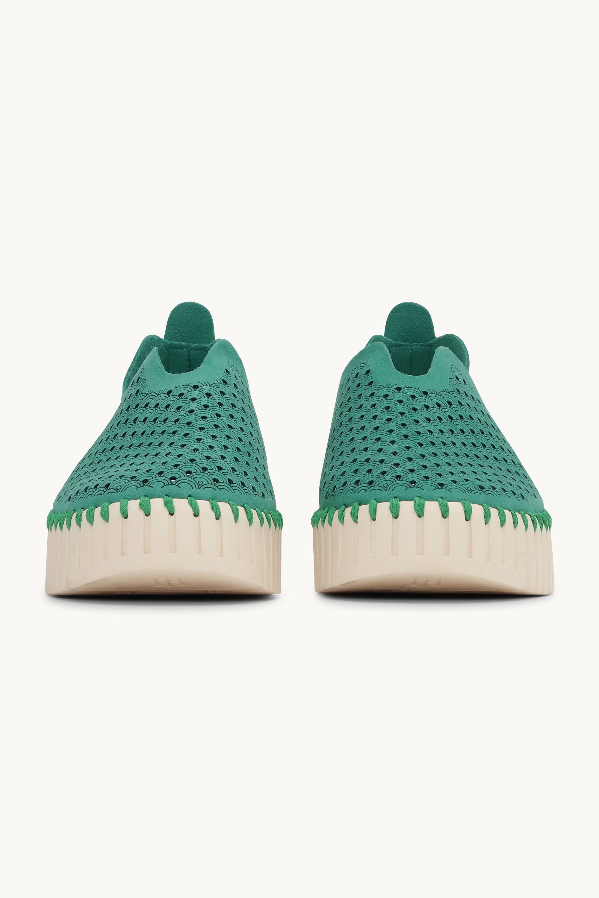 Platform Tulip Slipper - Spruce Pearled Ivory