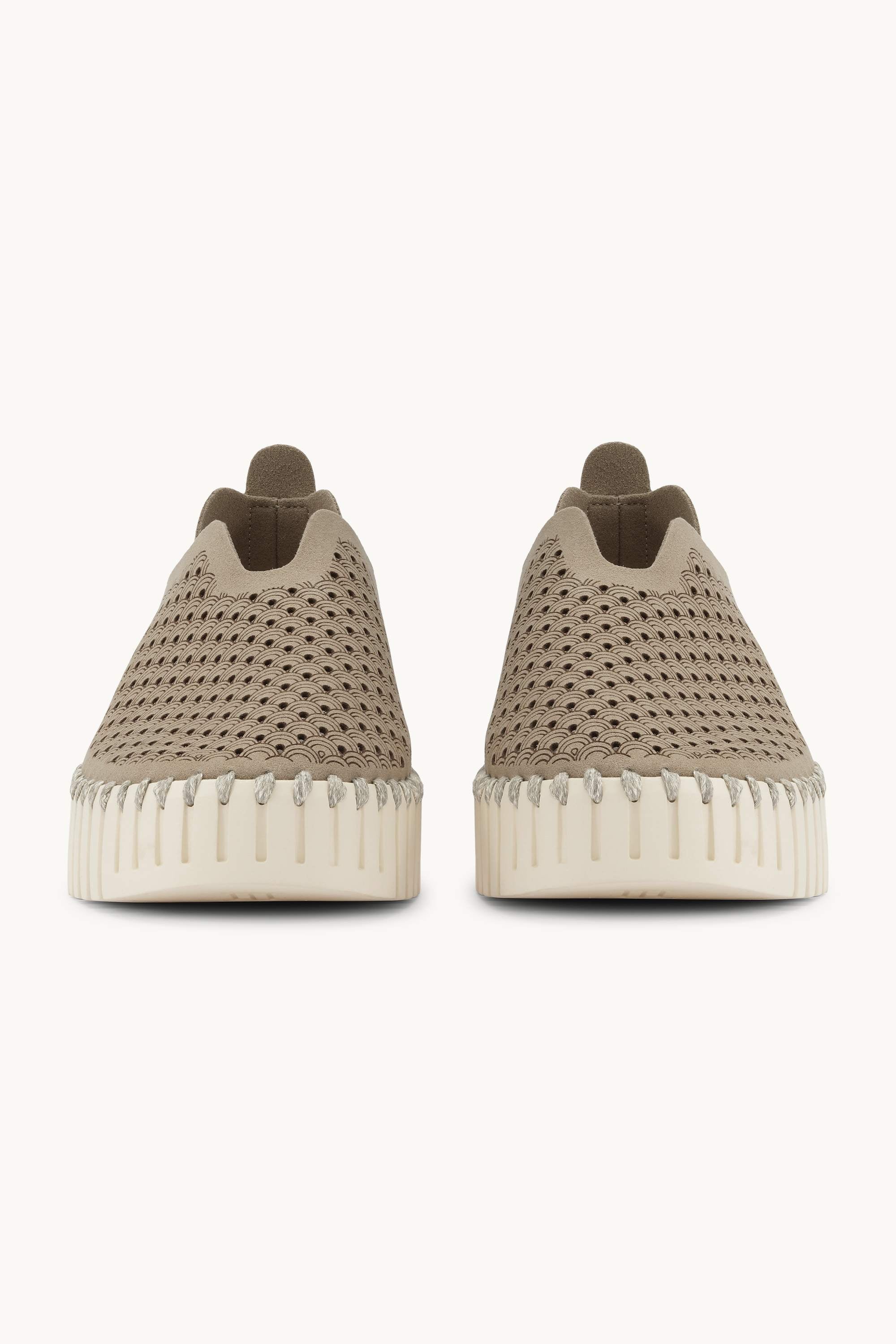 Platform Tulip Slipper - Coriander Pearled Ivory