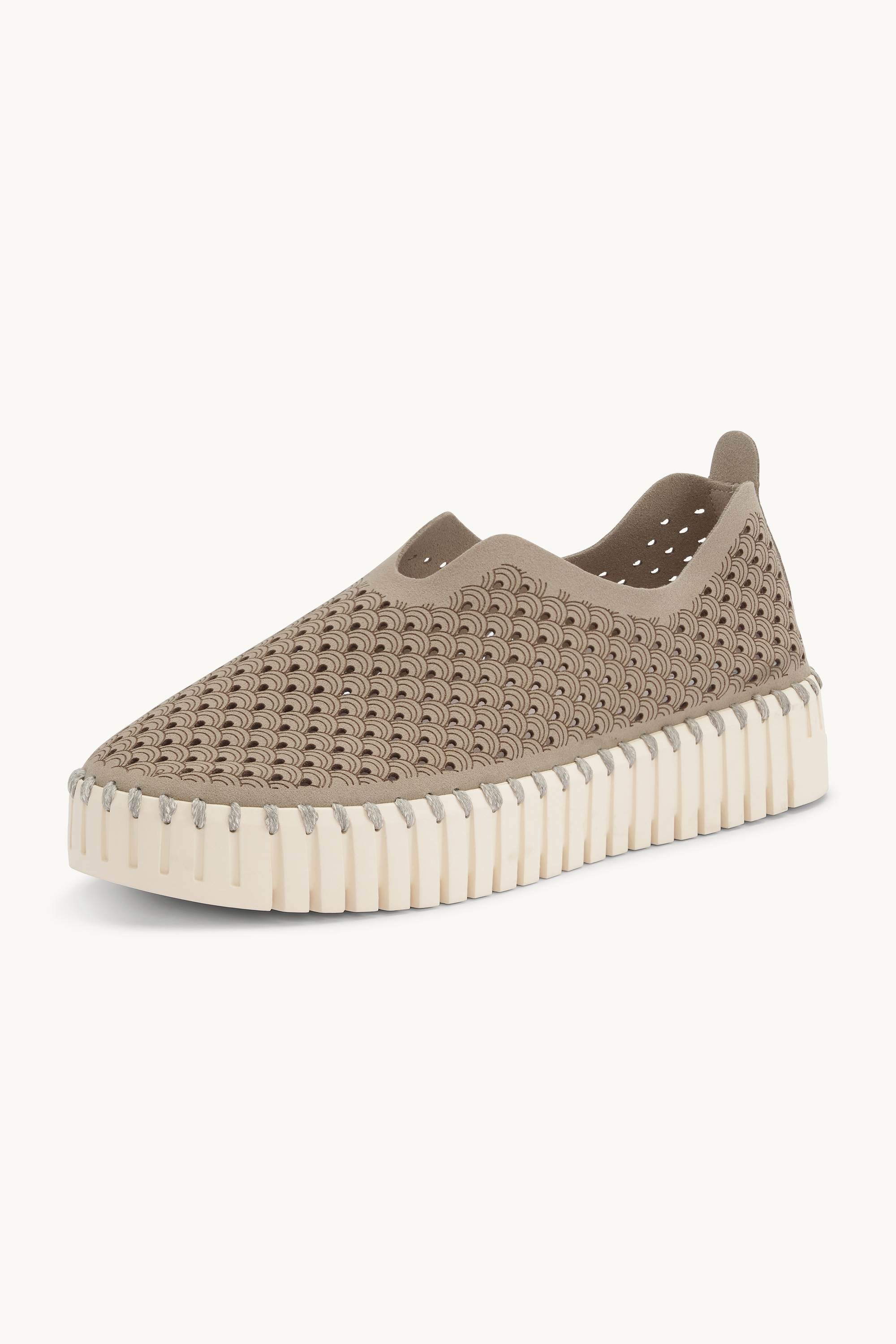 Platform Tulip Slipper - Coriander Pearled Ivory