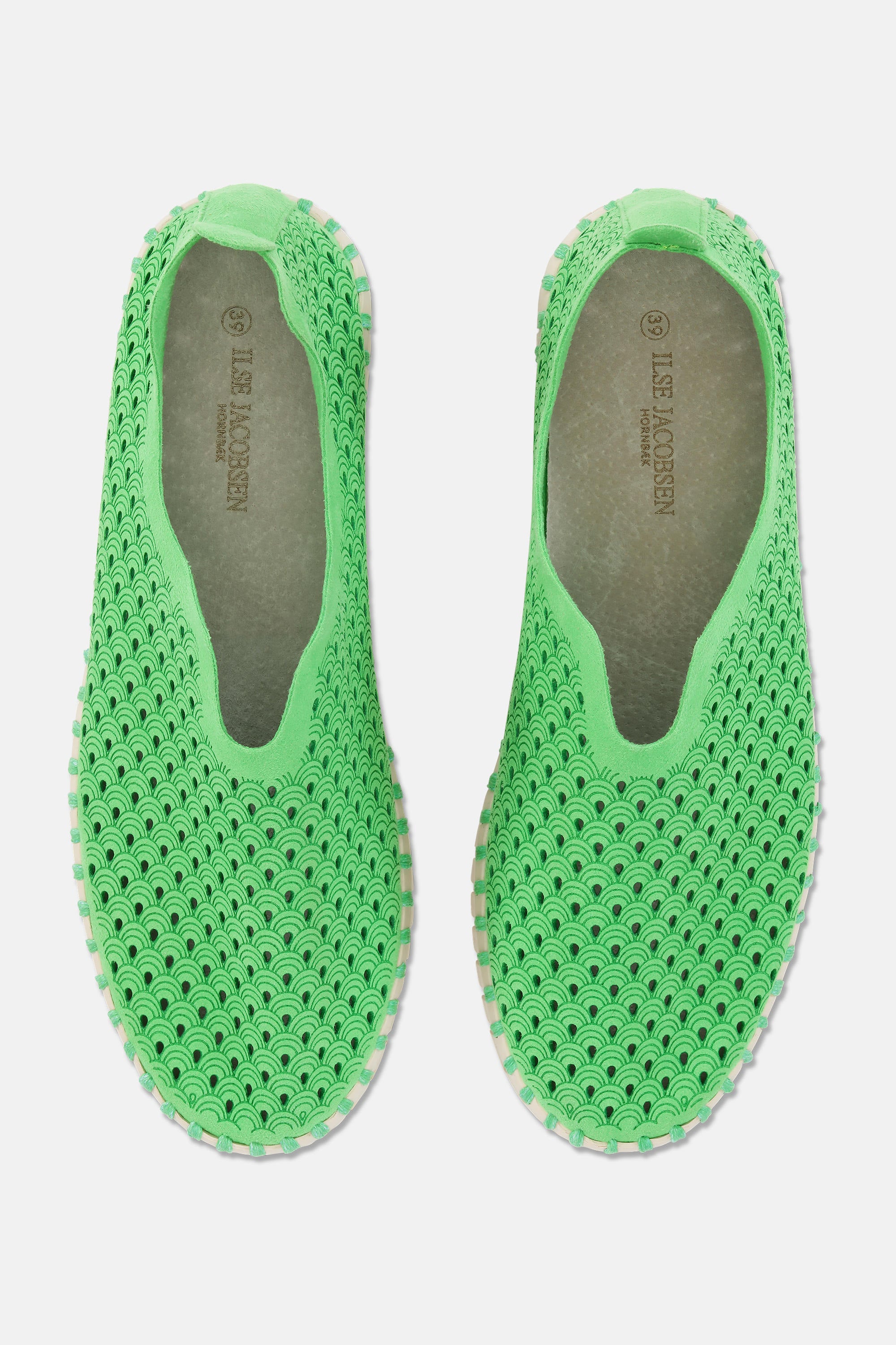 Platform Tulip Slipper - Bright Green
