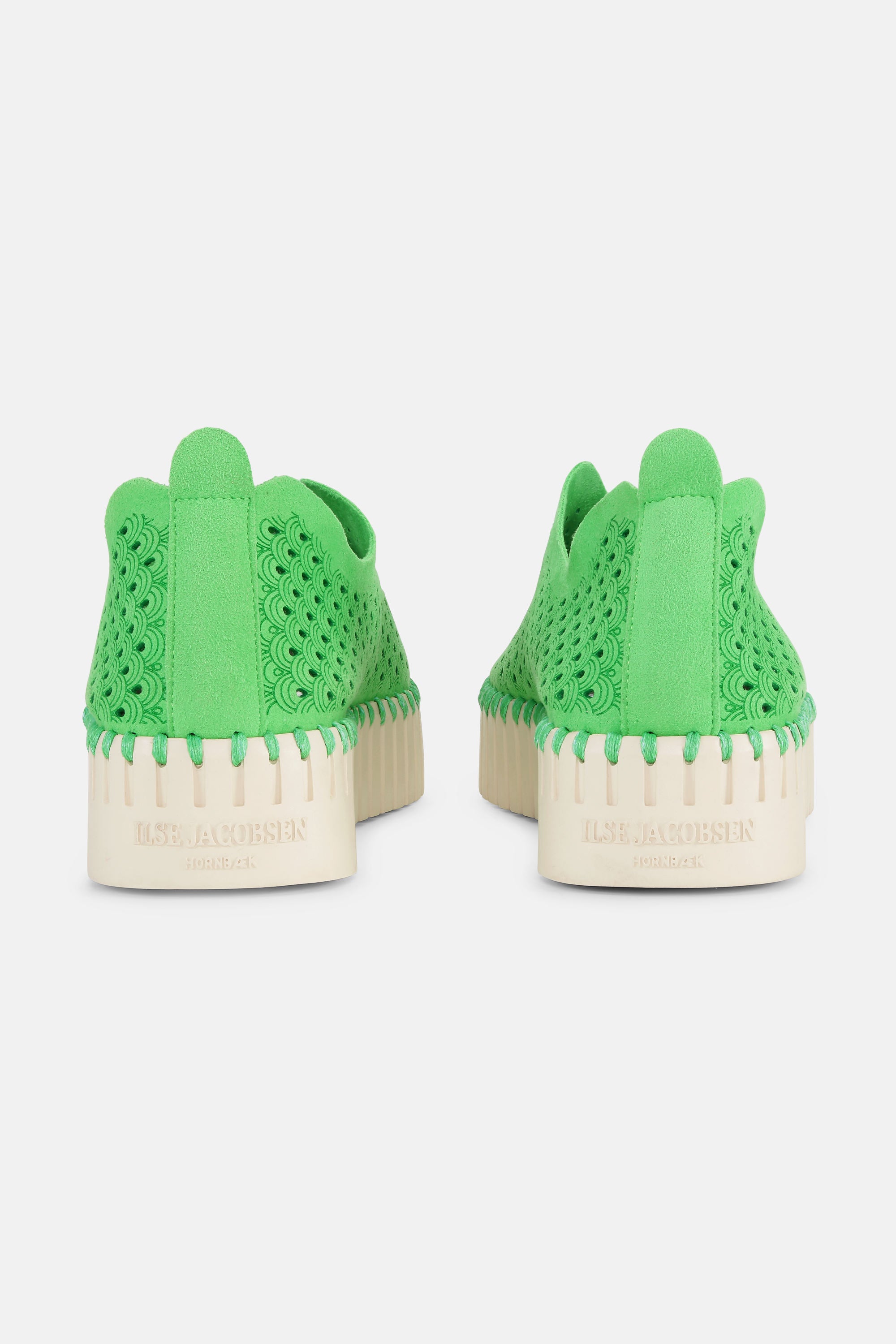 Platform Tulip Slipper - Bright Green